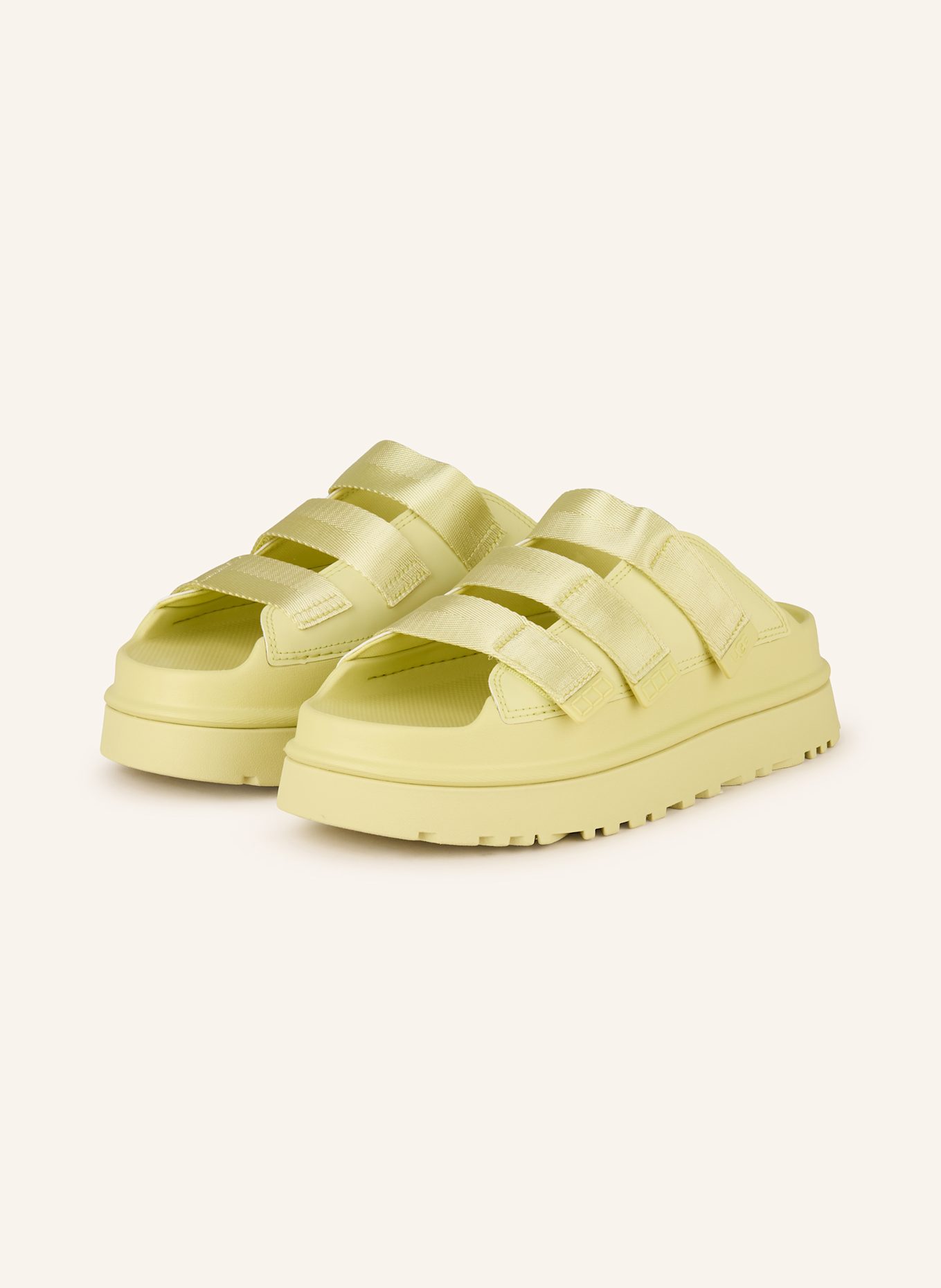 UGG Plateau-Pantoletten GOLDENGLOW: HELLGELB