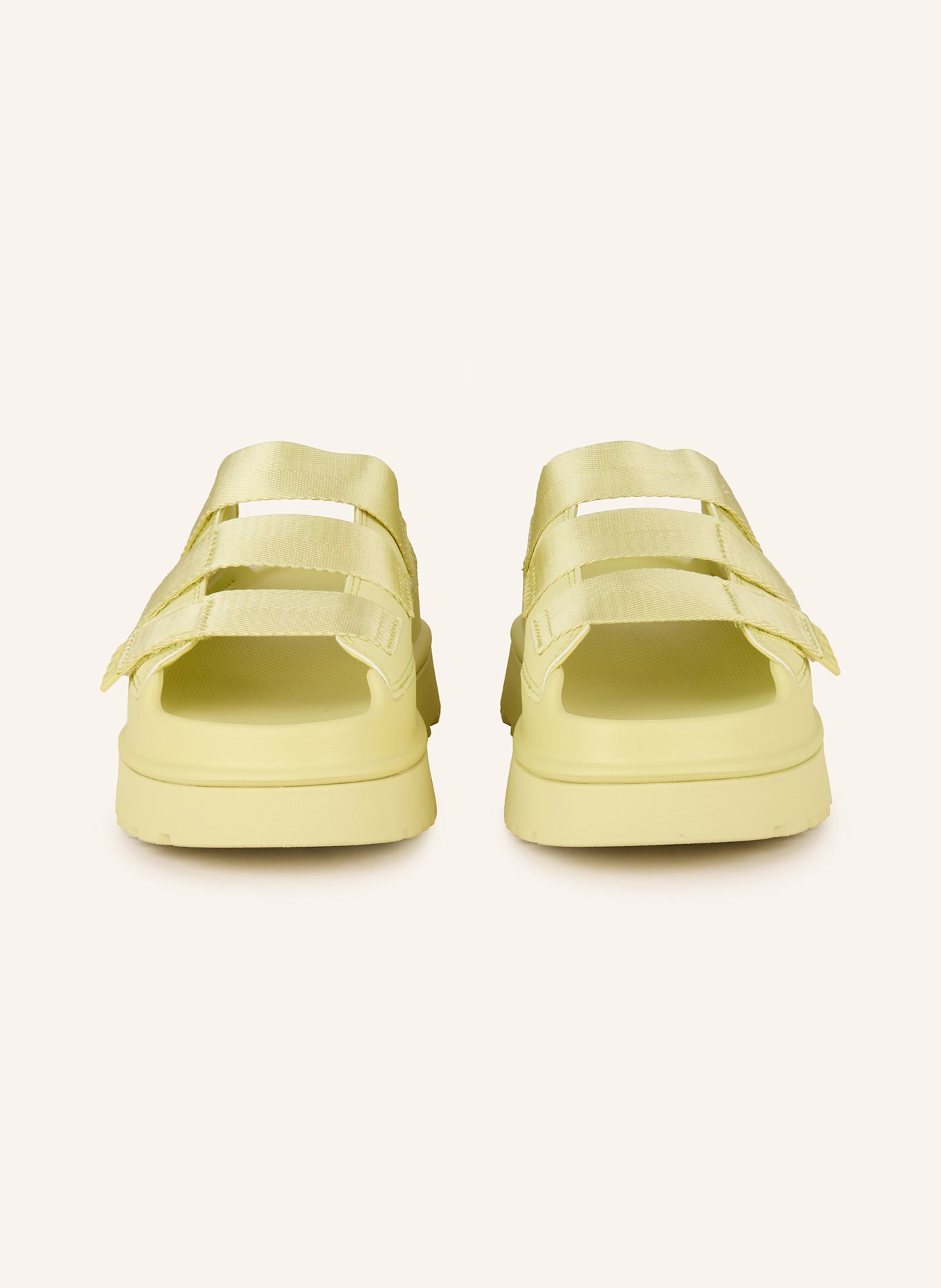 UGG Plateau-Pantoletten GOLDENGLOW: HELLGELB