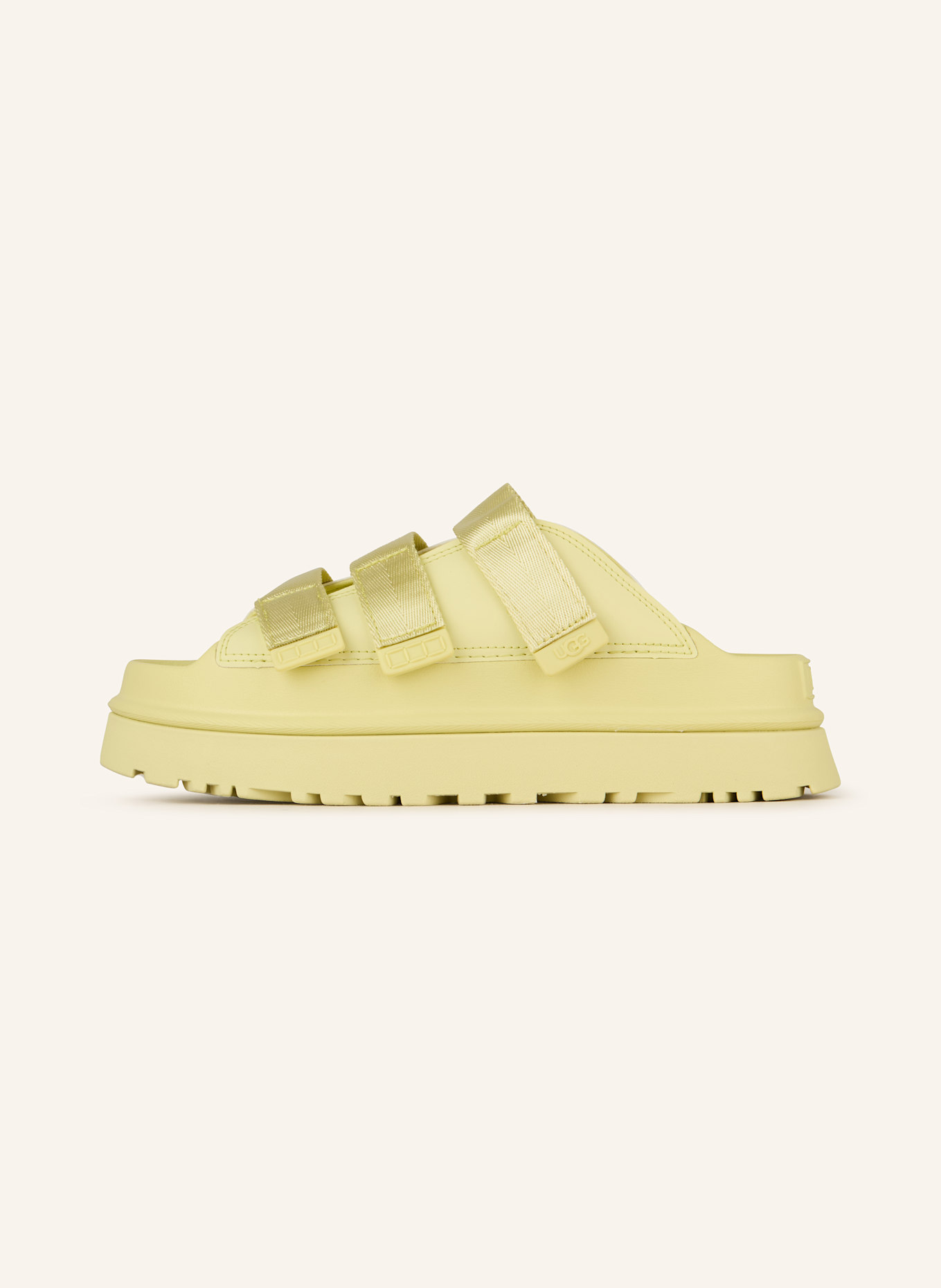 UGG Plateau-Pantoletten GOLDENGLOW: HELLGELB