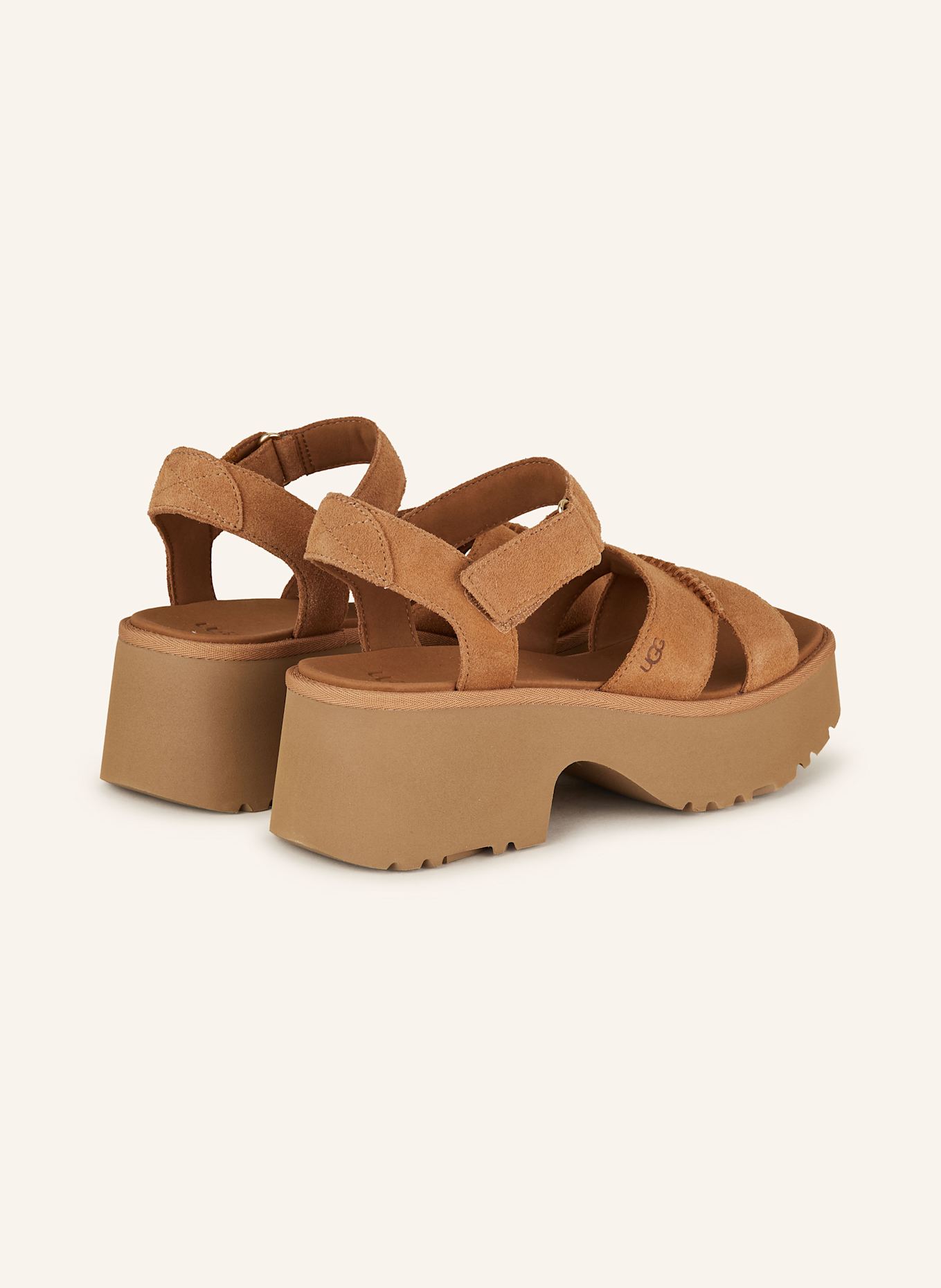 UGG Plateau-Sandalen NEW HEIGHTS: BRAUN