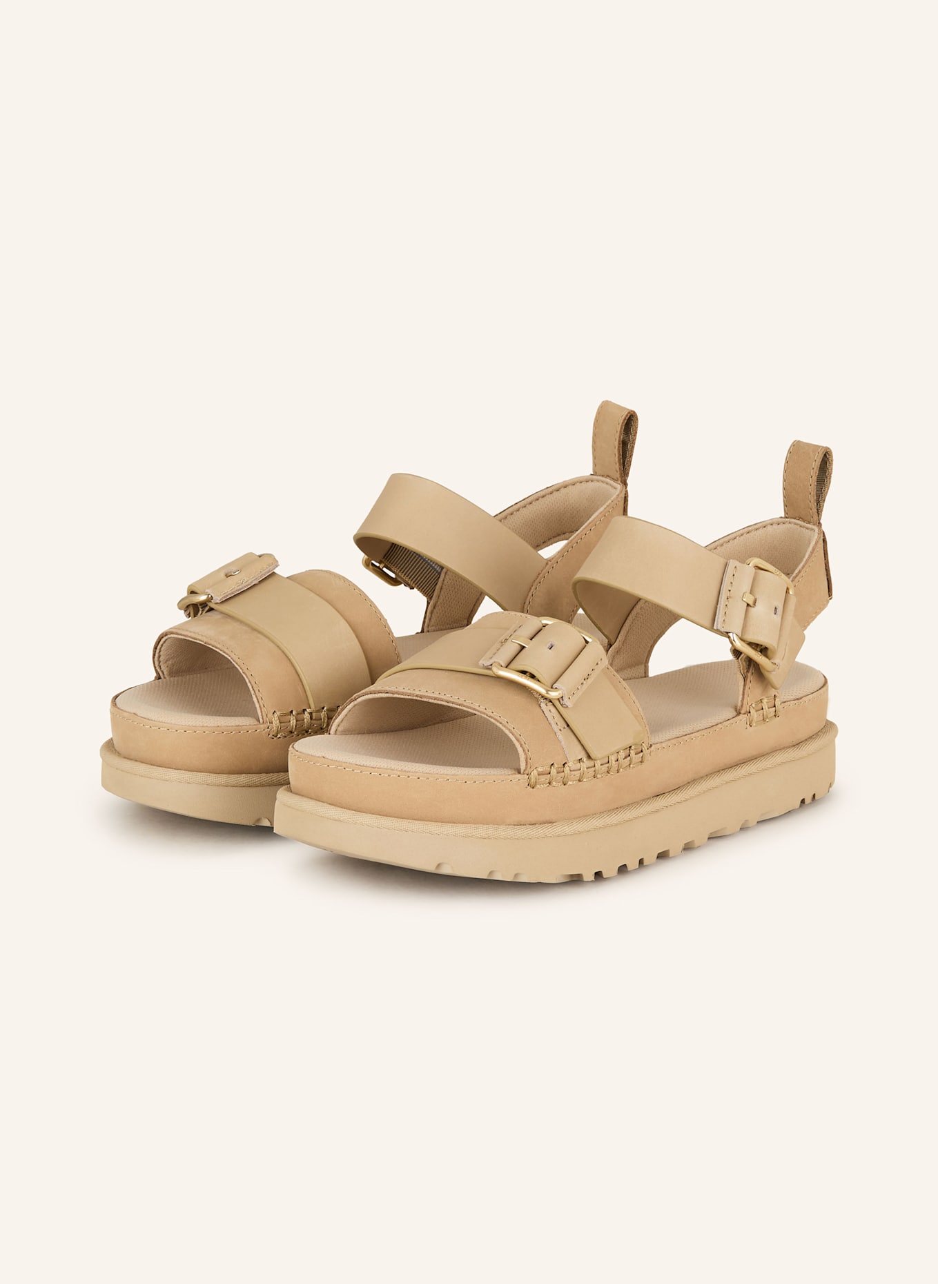UGG Plateau-Sandalen GOLDENSTAR VILLA: CAMEL