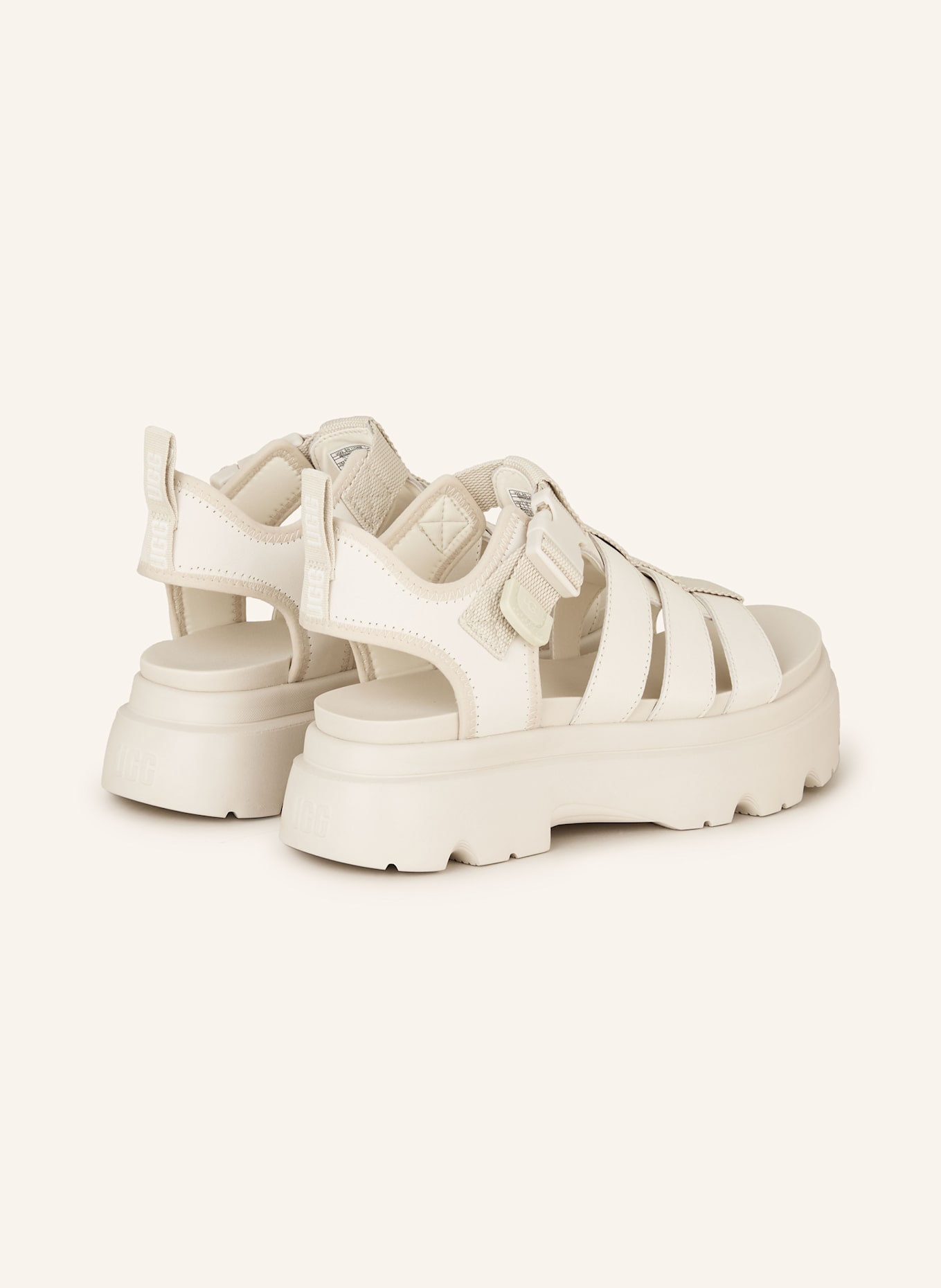 UGG Plateau-Sandalen CORA: CREME