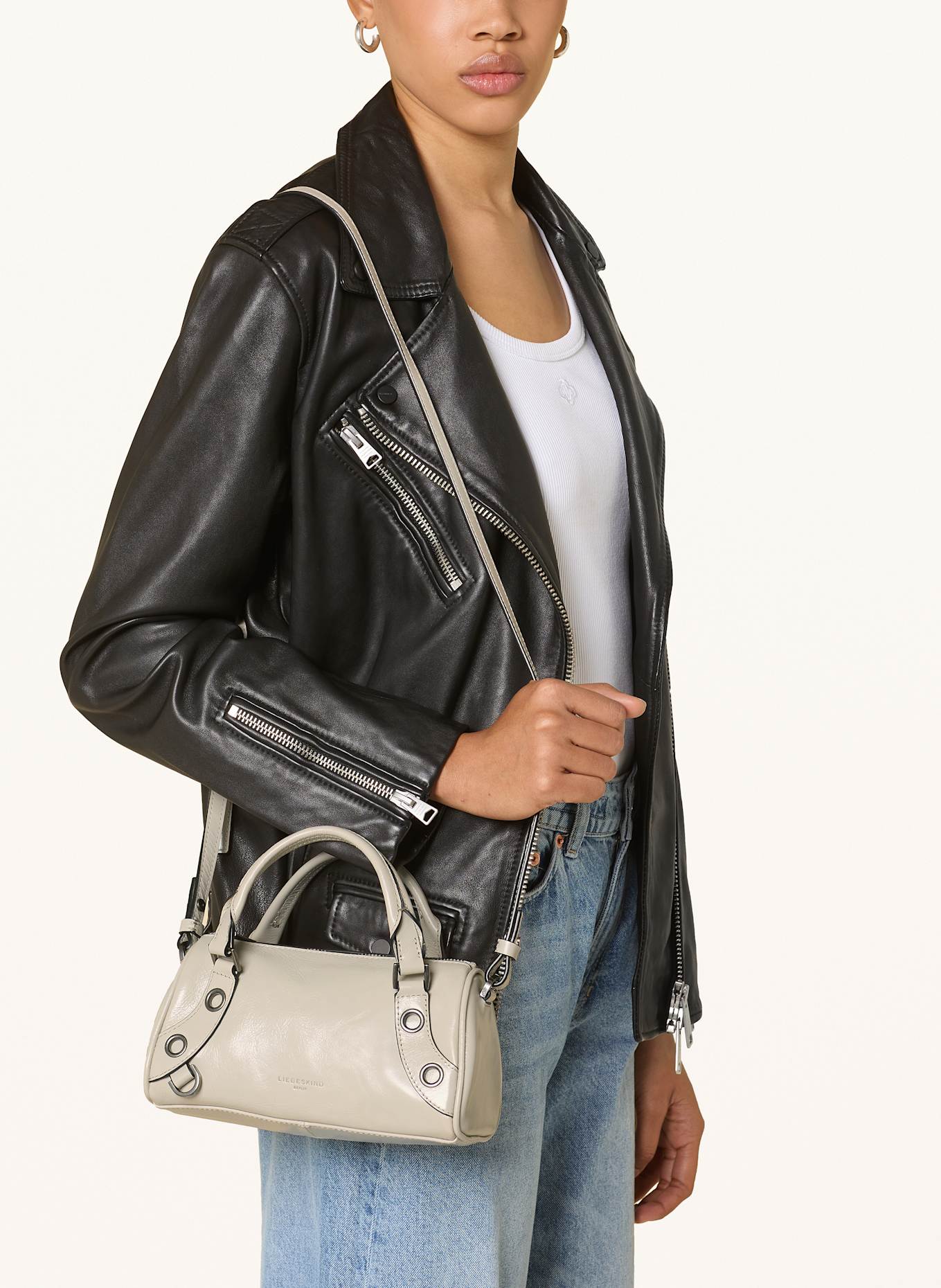 LIEBESKIND Umhängetasche ARCHIVE NIKA SMALL: CREME