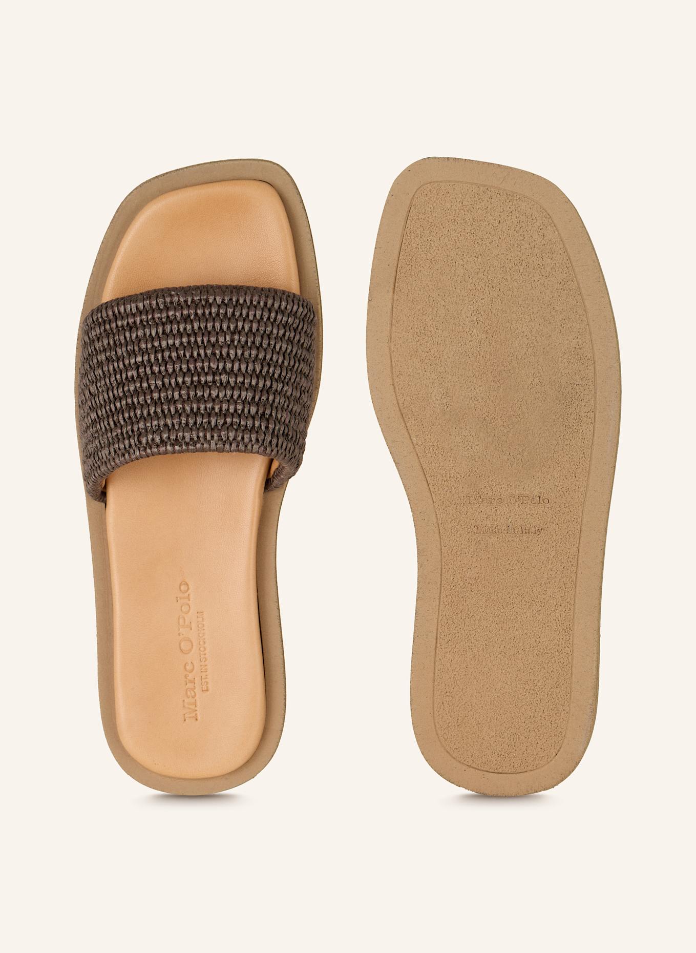 Marc O'Polo Pantoletten: BRAUN