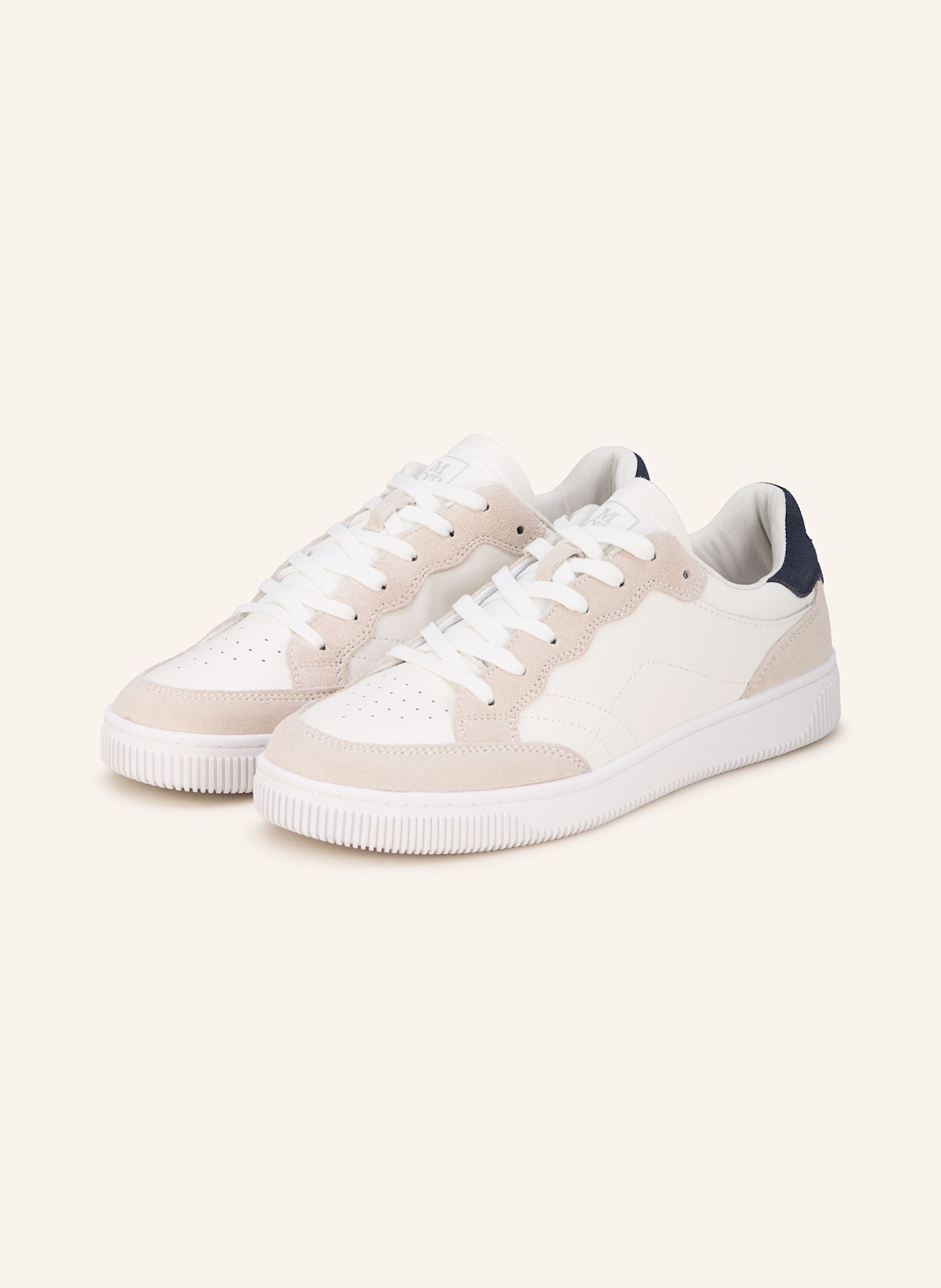 Marc O'Polo Sneakers SANDRA 2B: WHITE / LIGHT GRAY / DARK BLUE