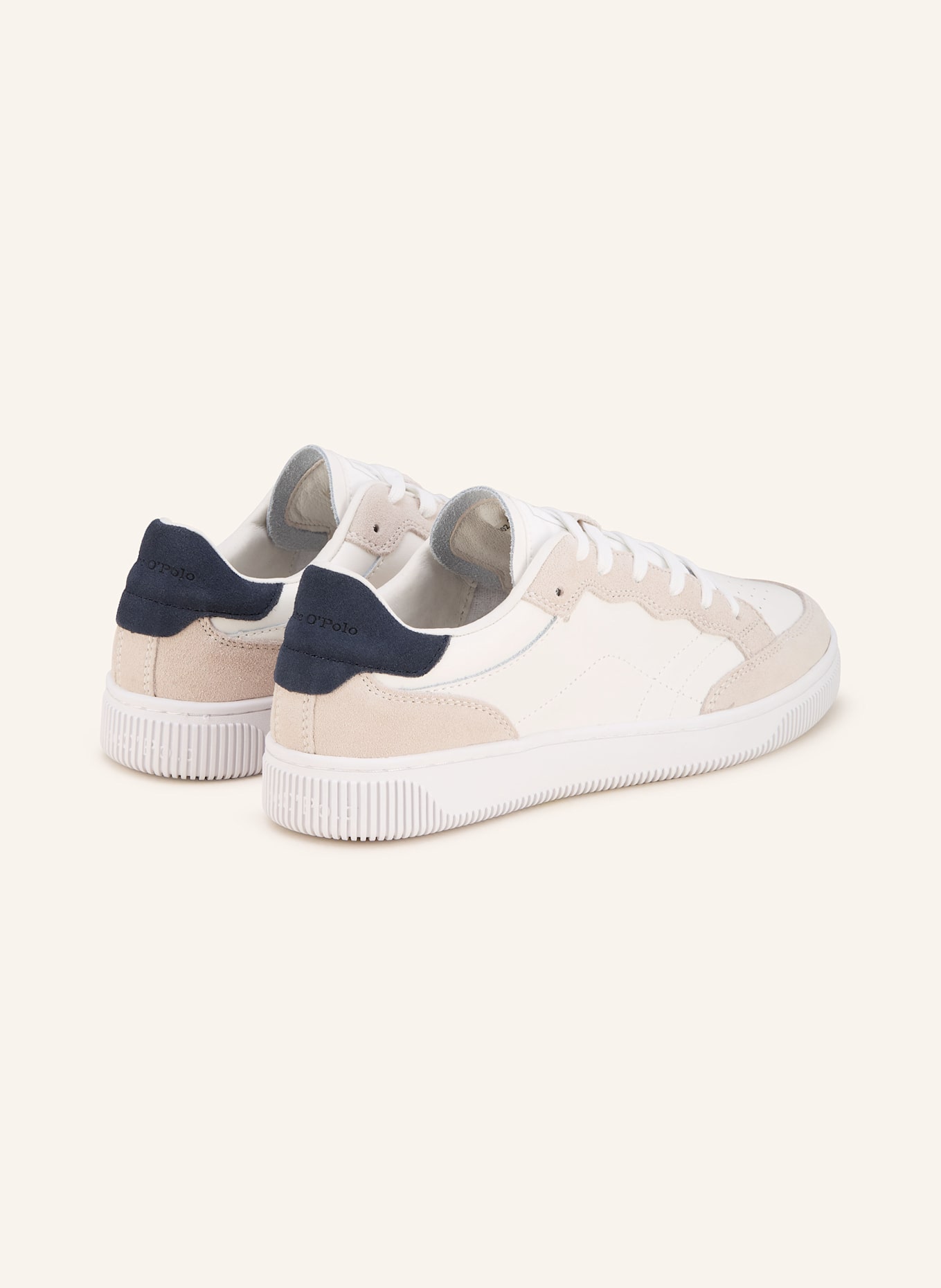 Marc O'Polo Sneakers SANDRA 2B: WHITE / LIGHT GRAY / DARK BLUE