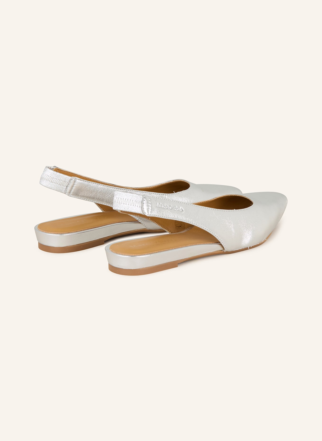 Marc O'Polo Slingballerinas PENELOPE 3F: SILBER