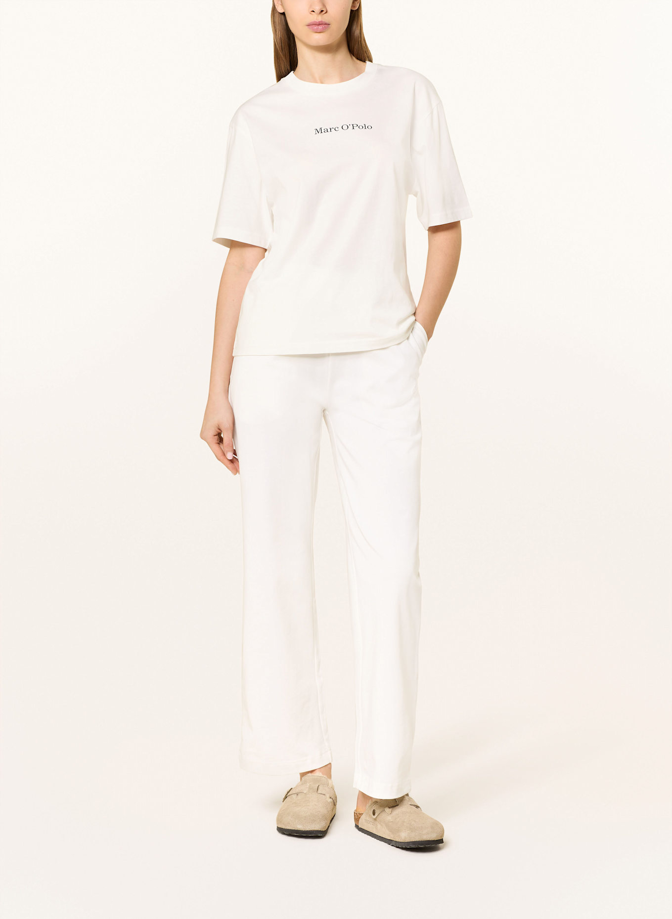 Marc O'Polo Schlafhose: WEISS
