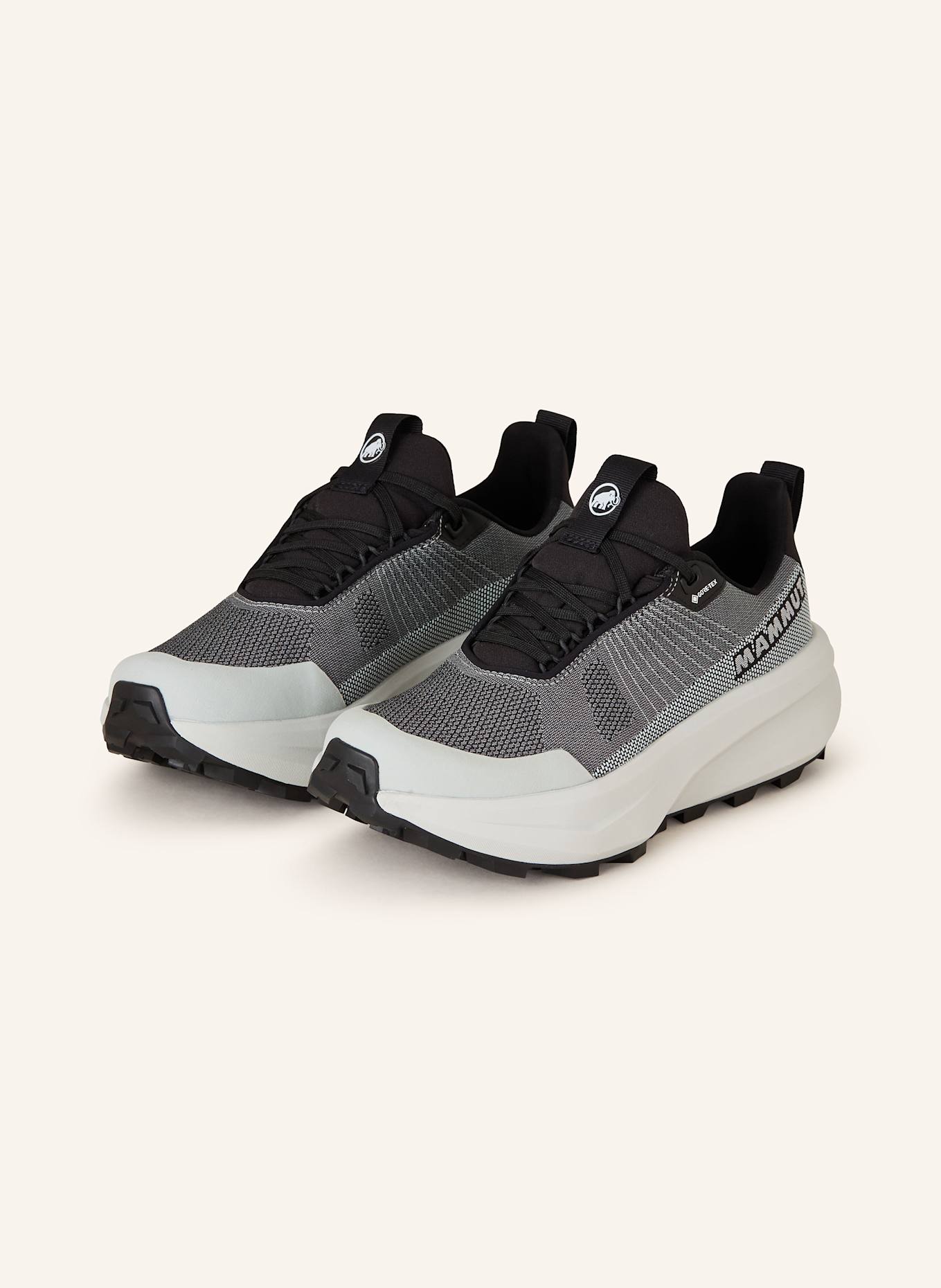 MAMMUT Wanderschuhe AENERGY MTN LOW GTX: SCHWARZ/ GRAU/ HELLGRÜN