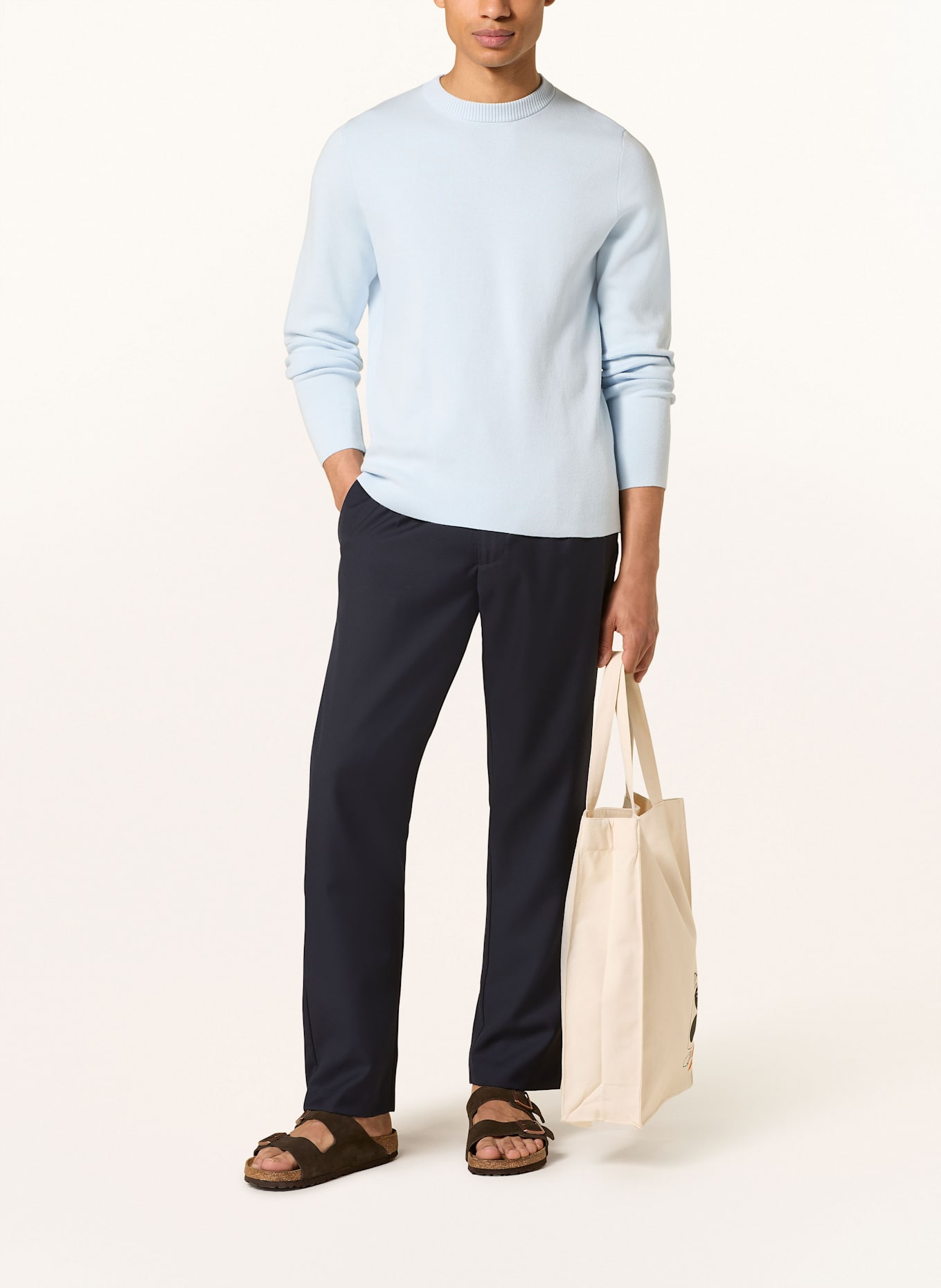 SAMSØE SAMSØE Sweater SANIKLAS: LIGHT BLUE