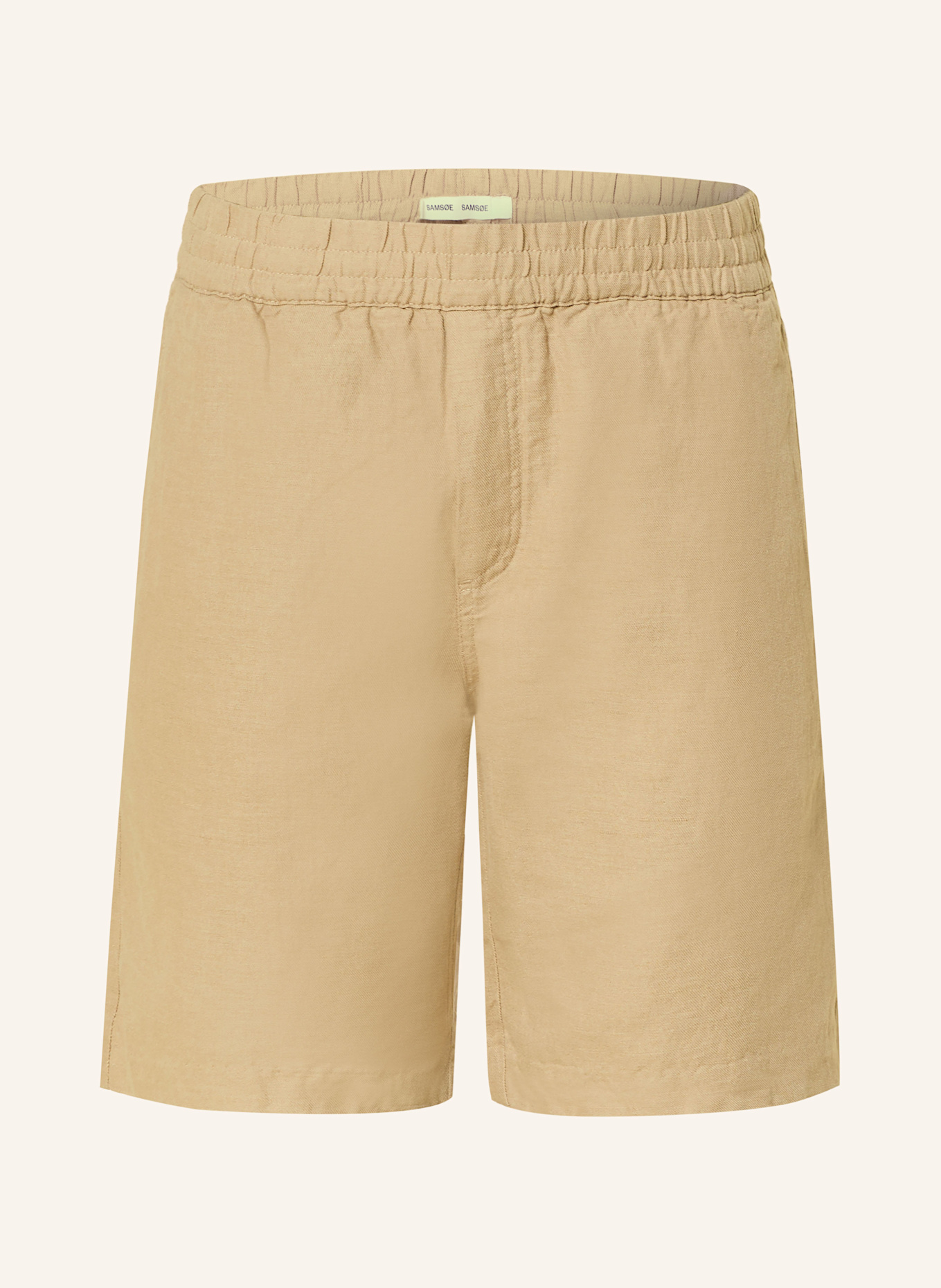 SAMSØE SAMSØE Shorts SMITH with linen: BEIGE