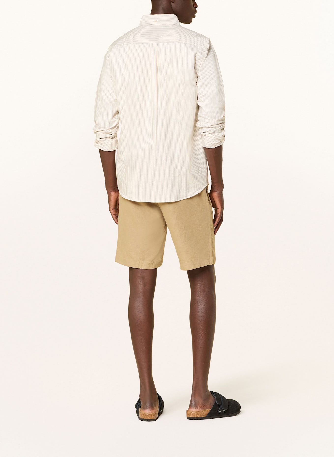 SAMSØE SAMSØE Shorts SMITH with linen: BEIGE