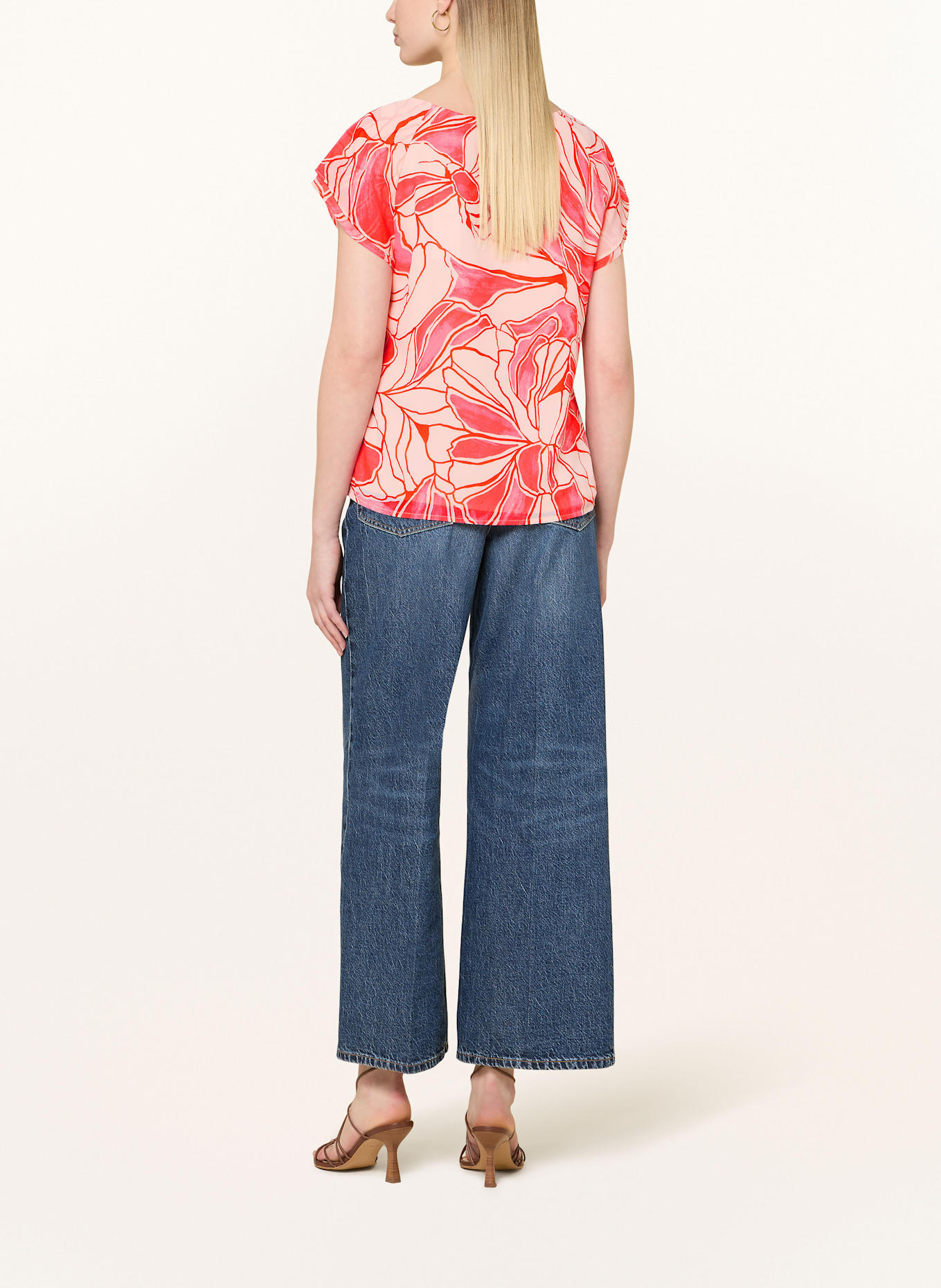 s.Oliver BLACK LABEL Shirt blouse: LIGHT PINK / PINK / RED