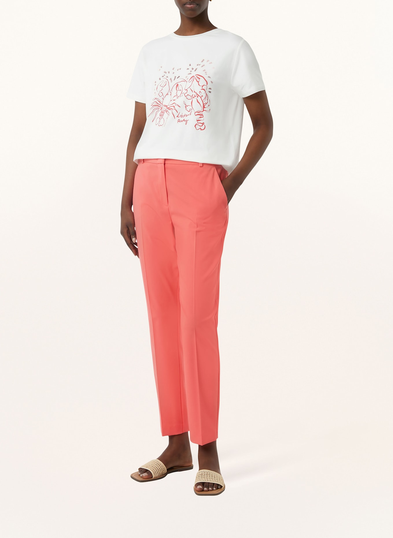 comma T-Shirt: WEISS / ROT / ROSÉ