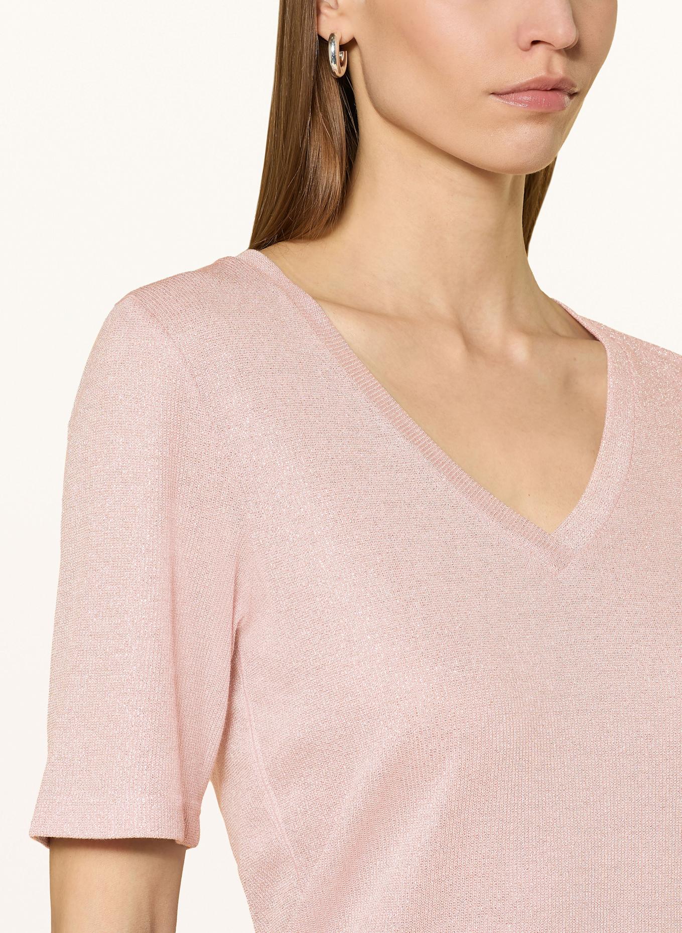 lilienfels T-shirt with glitter thread: ROSE