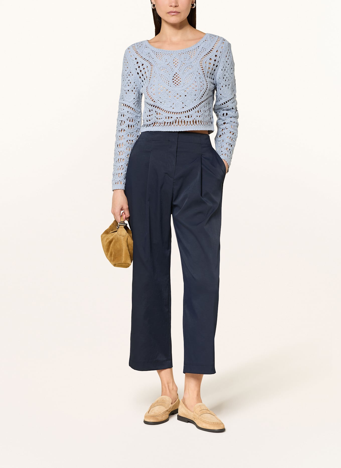 RAFFAELLO ROSSI LISAN culottes: DARK BLUE