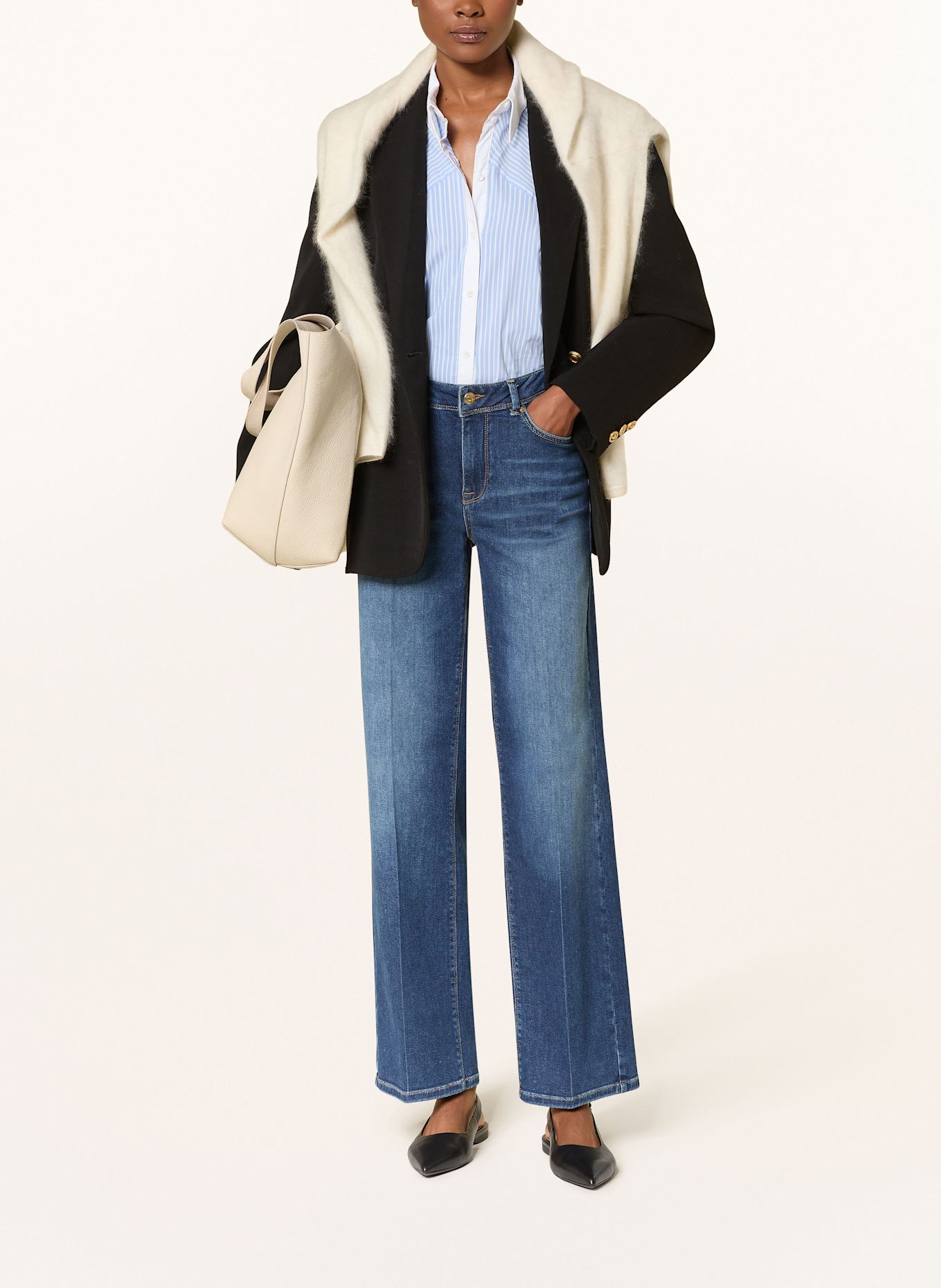 RAFFAELLO ROSSI Straight jeans KIRA: 867 USED BLUE