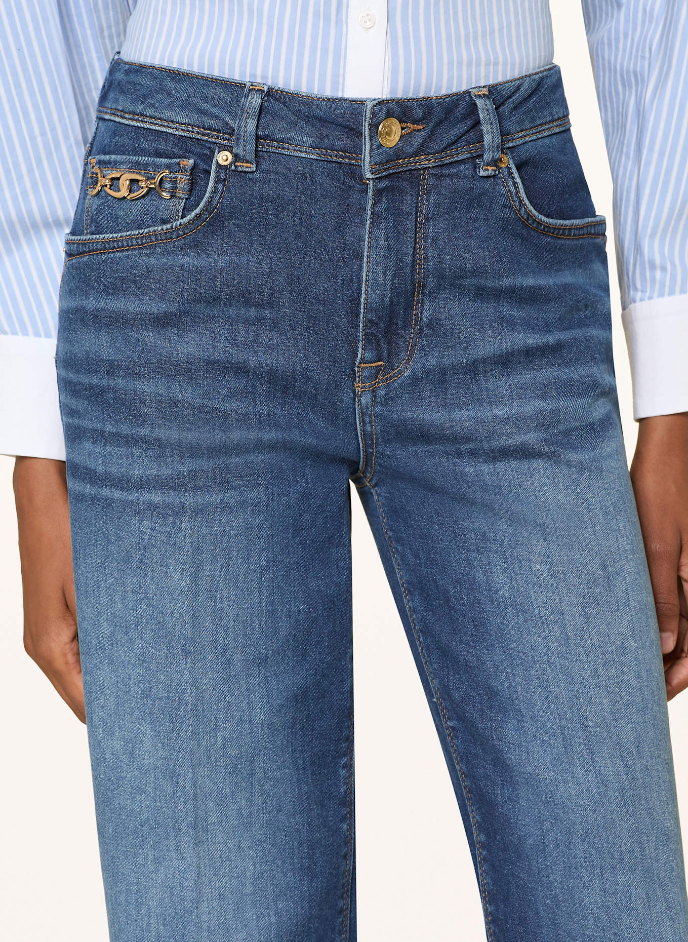 RAFFAELLO ROSSI Straight jeans KIRA: 867 USED BLUE