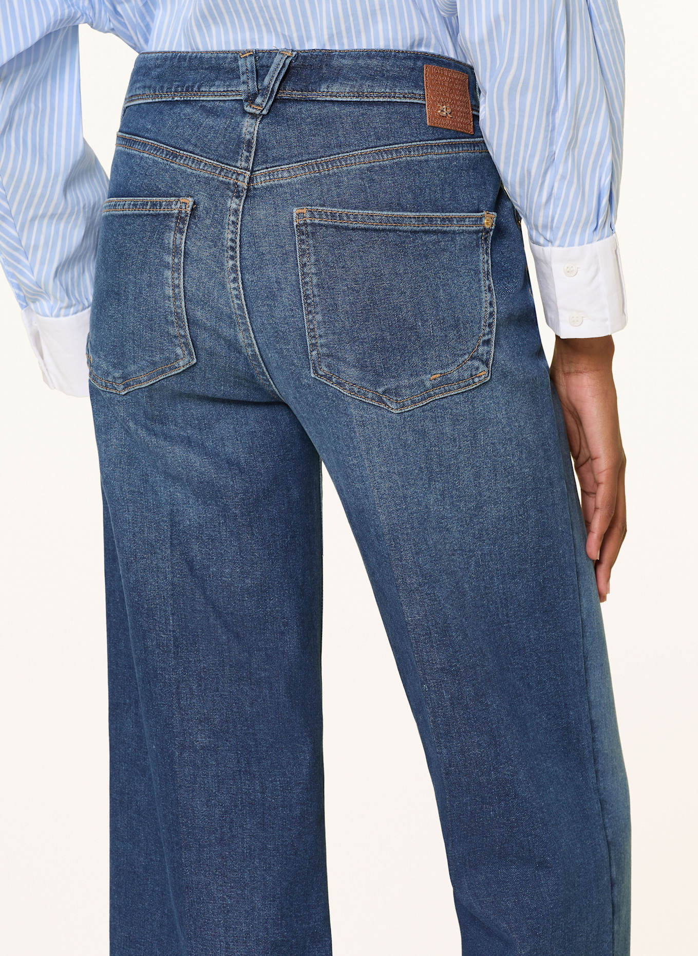 RAFFAELLO ROSSI Straight jeans KIRA: 867 USED BLUE