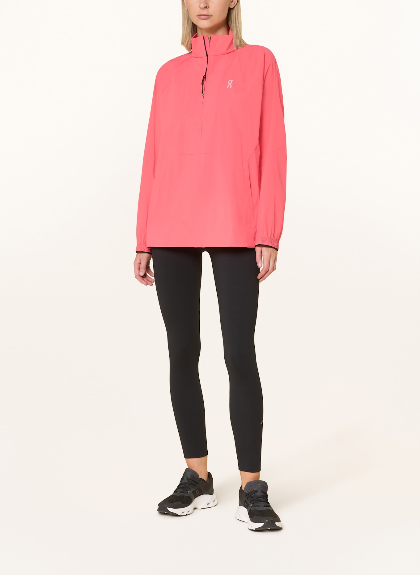 On Kurtka treningowa ALL-DAY 1/2 ZIP: JASNOCZERWONY