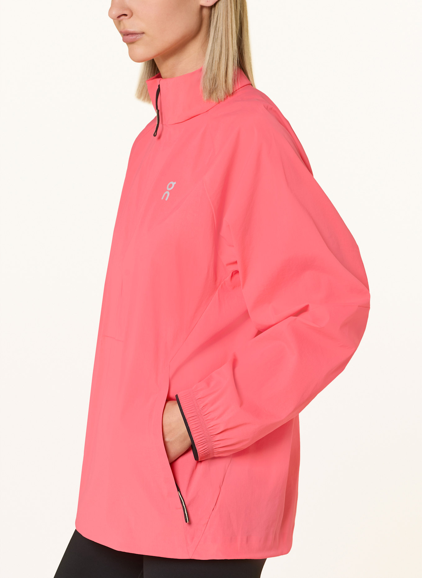 On Kurtka treningowa ALL-DAY 1/2 ZIP: JASNOCZERWONY