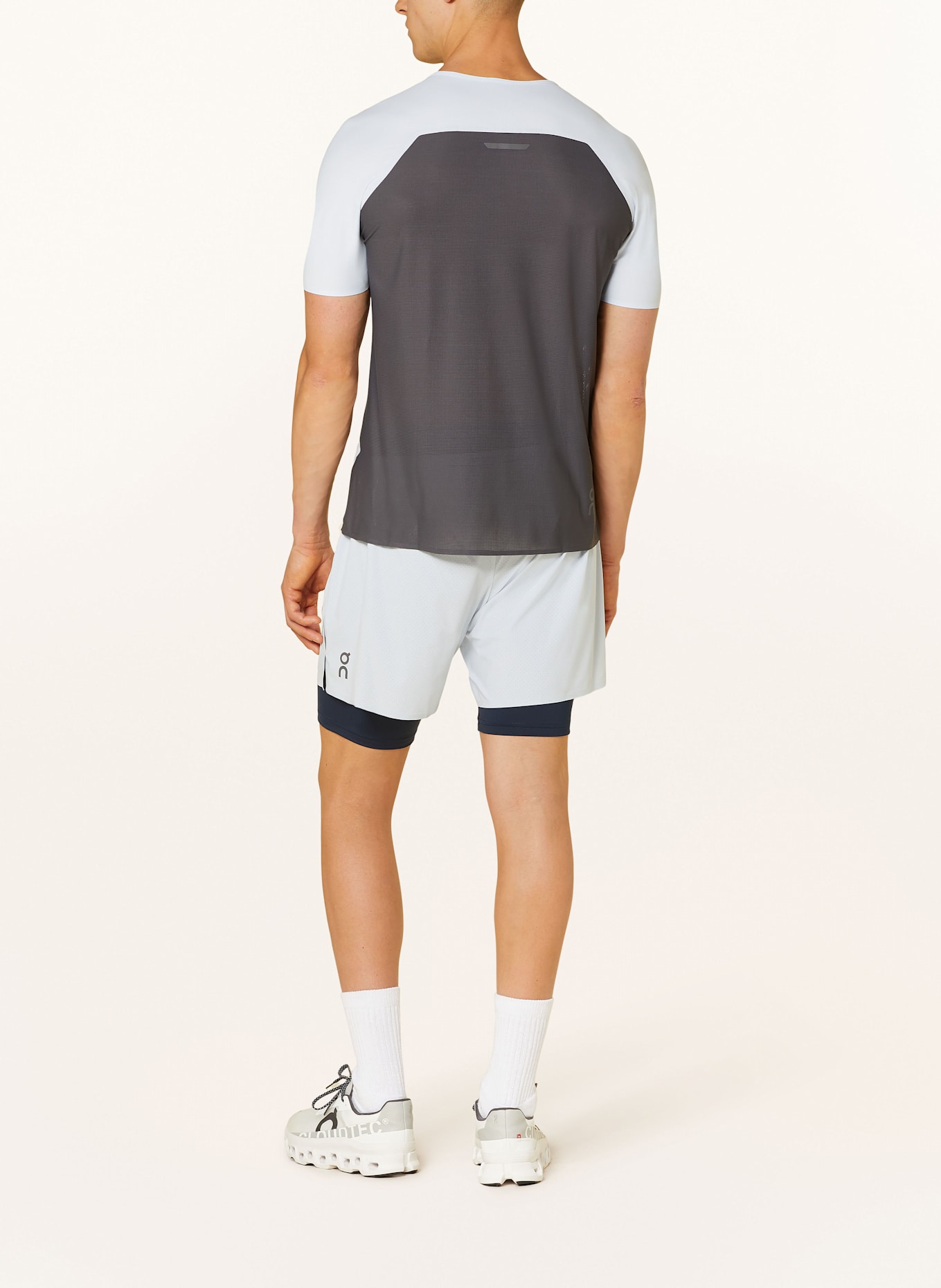 On Laufshirt PERFORMANCE-T: HELLBLAU / DUNKELBLAU