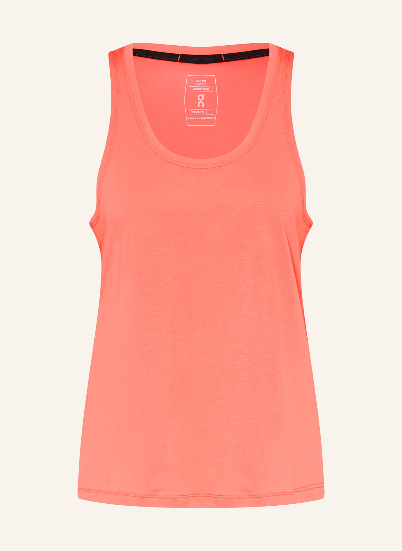 On Tanktop FOCUS: HELLROT