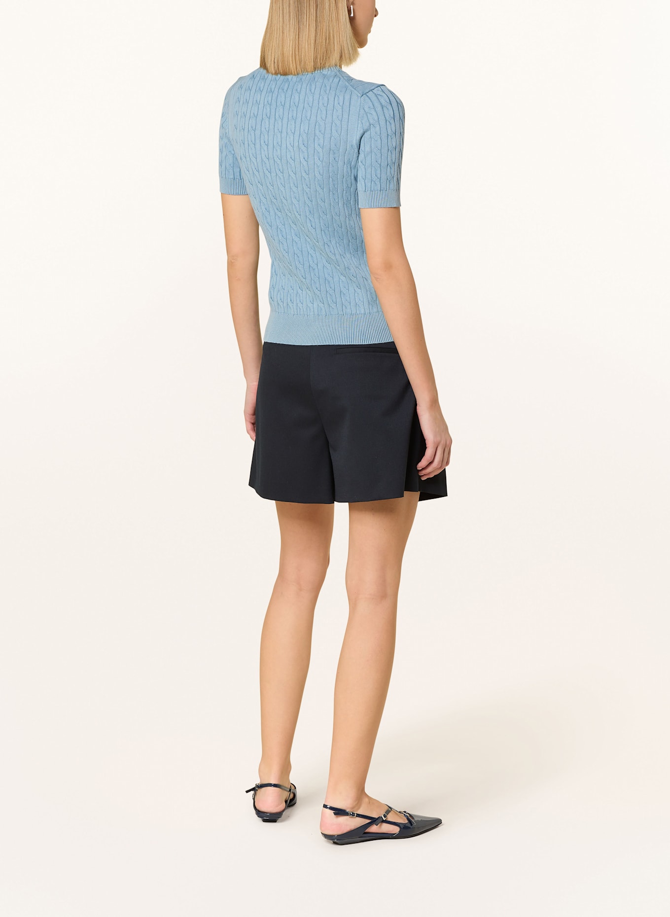 LACOSTE Strickshirt: HELLBLAU