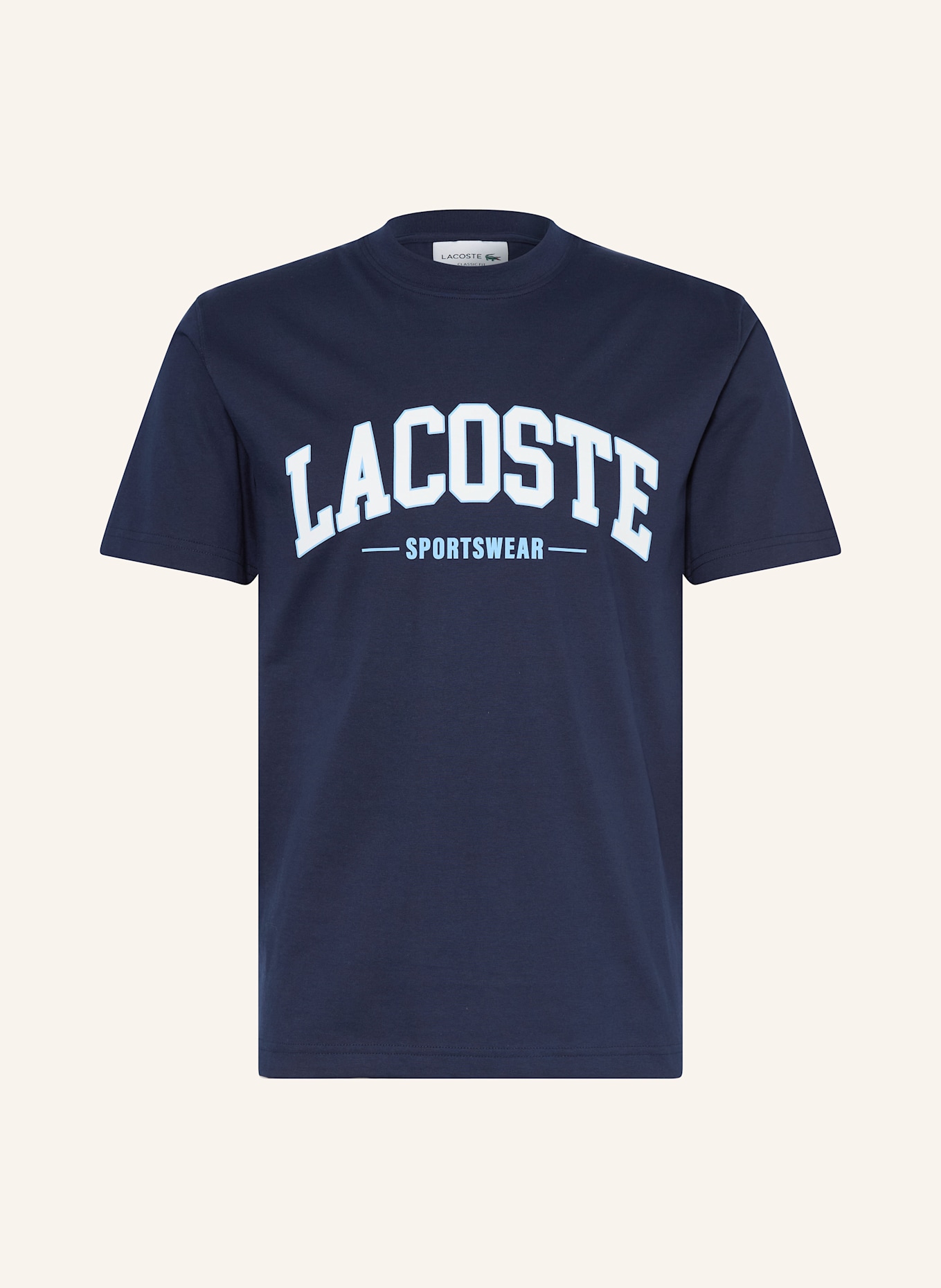 LACOSTE T-Shirt: DUNKELBLAU