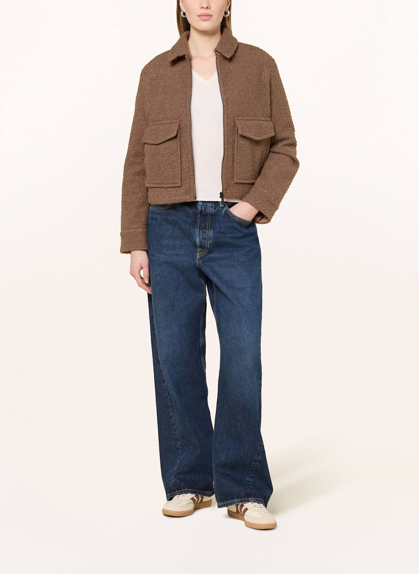 darling harbour Cashmere-Pullover: OFFWHITE