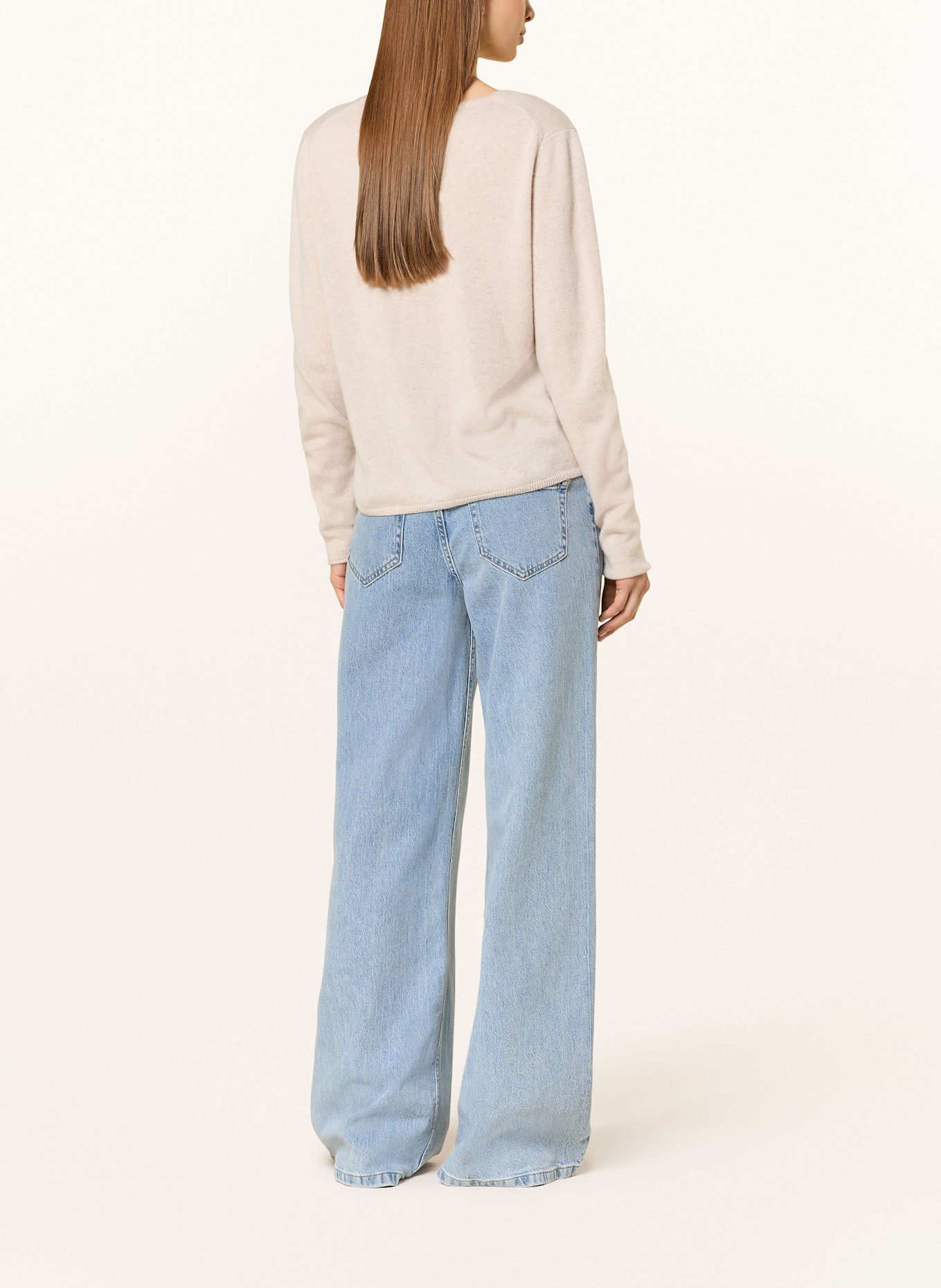 darling harbour Cashmere-Pullover: HAFER MELANGE