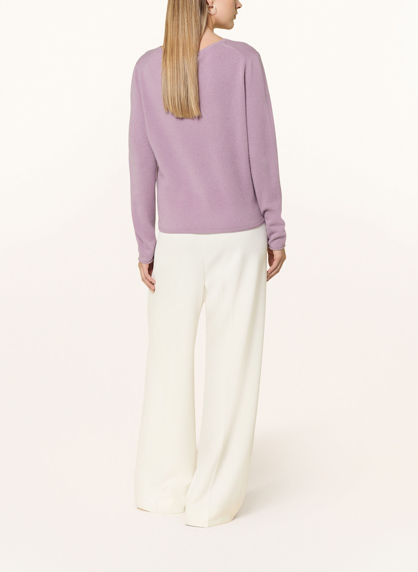 darling harbour Cashmere-Pullover: MAUVE