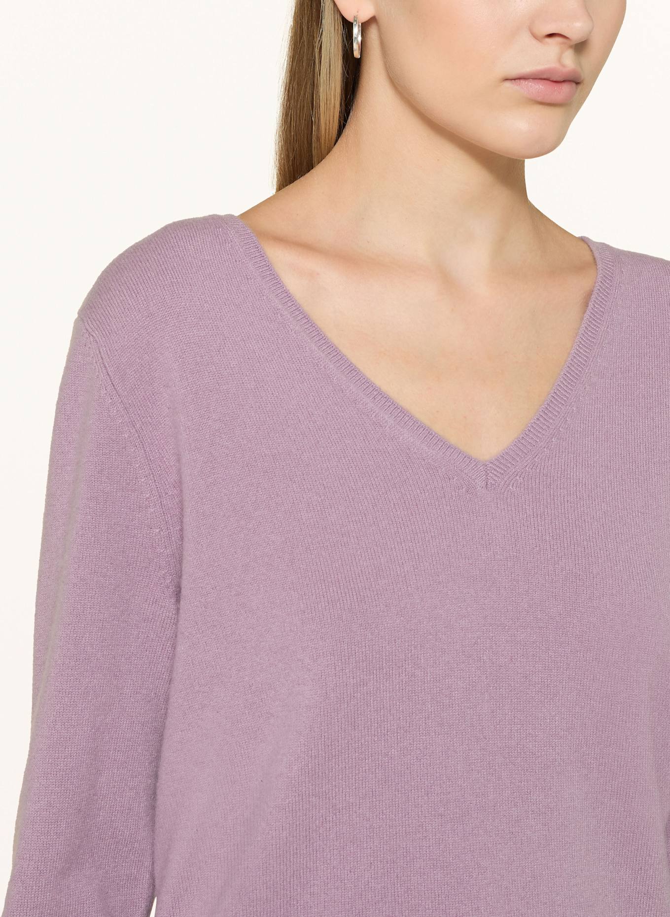 darling harbour Cashmere-Pullover: MAUVE