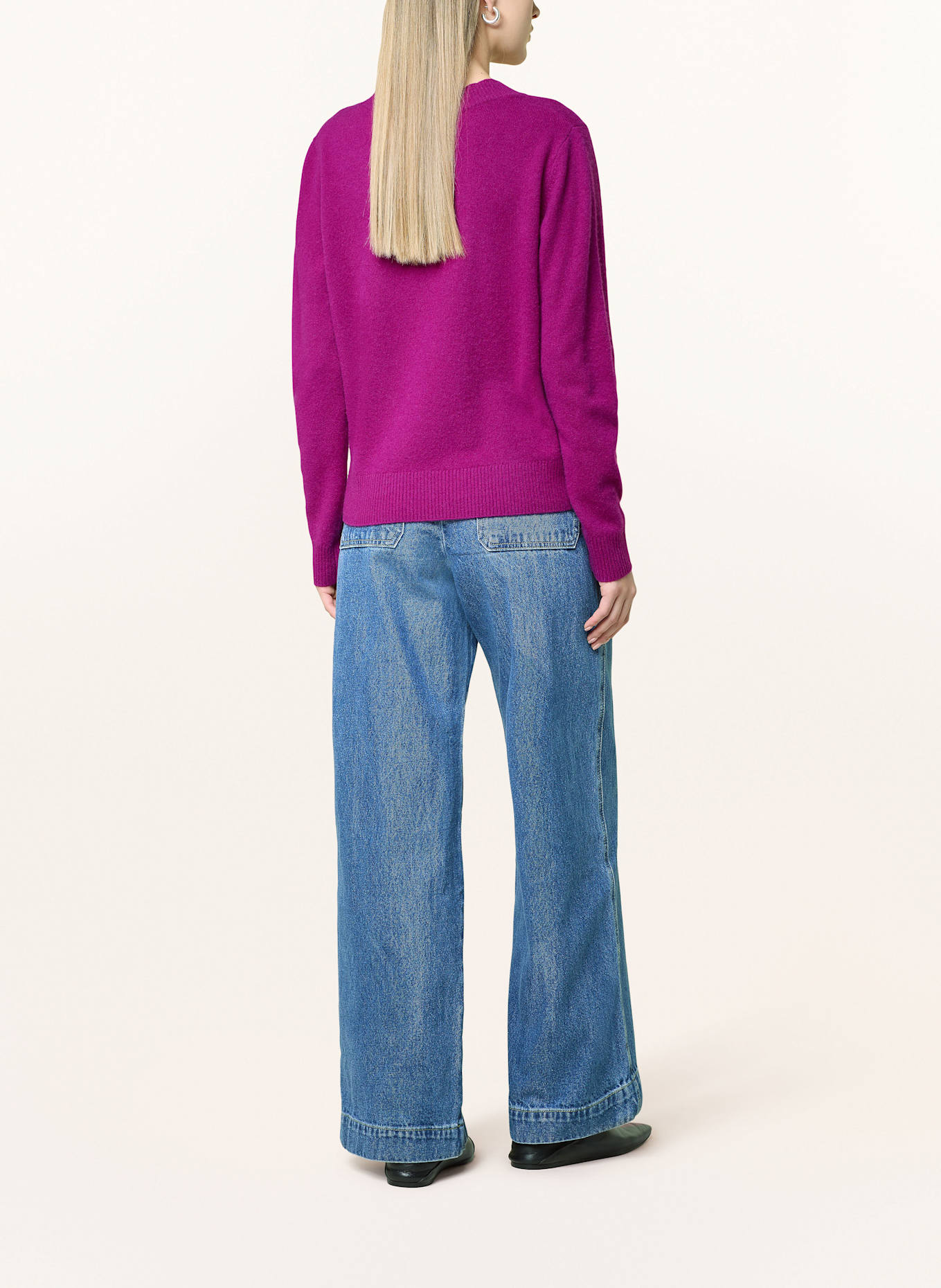 darling harbour Strickjacke aus Cashmere: FUCHSIA