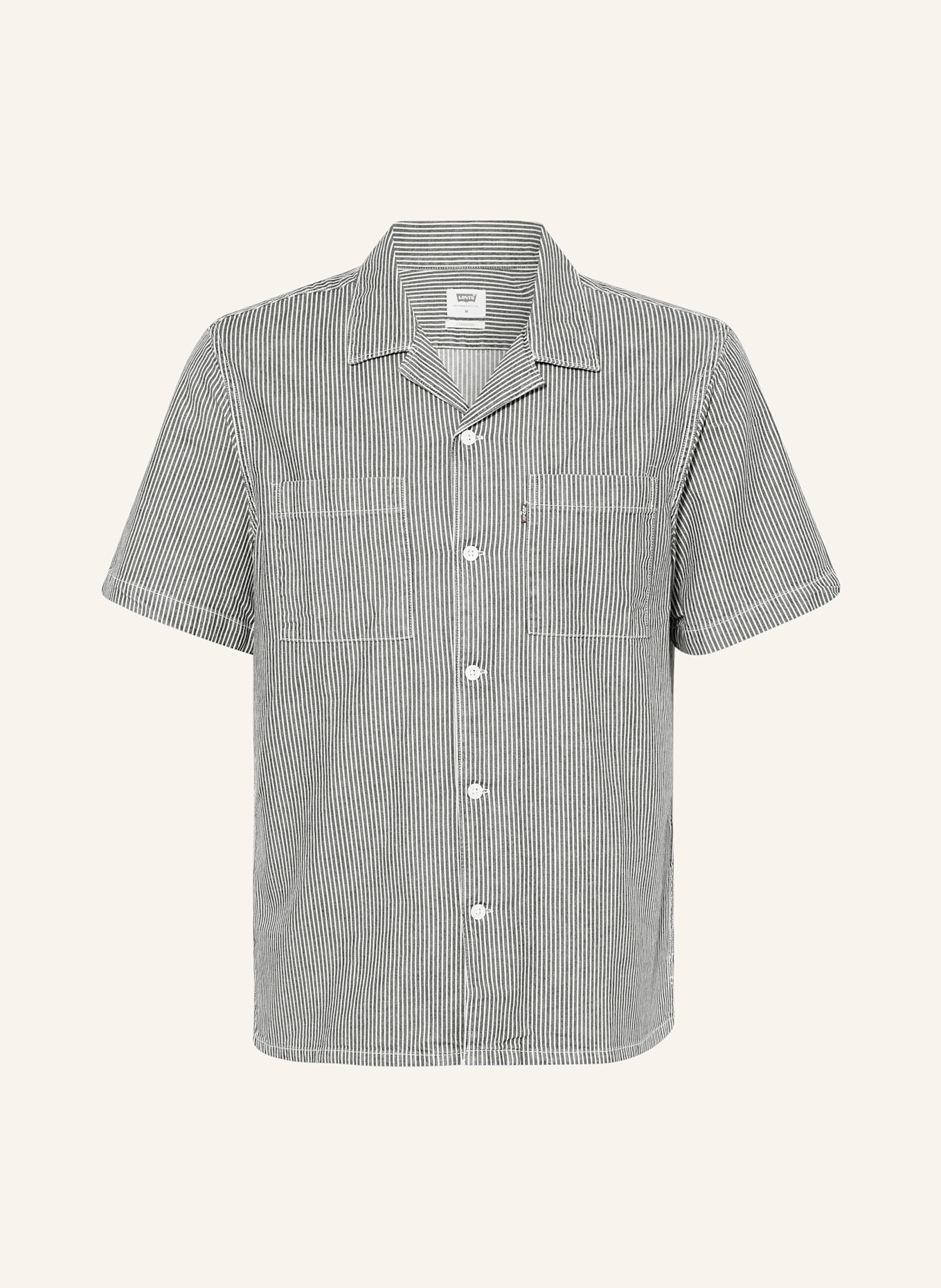 Levi's® Resorthemd CAMP Standard Fit: BLAU/ WEISS