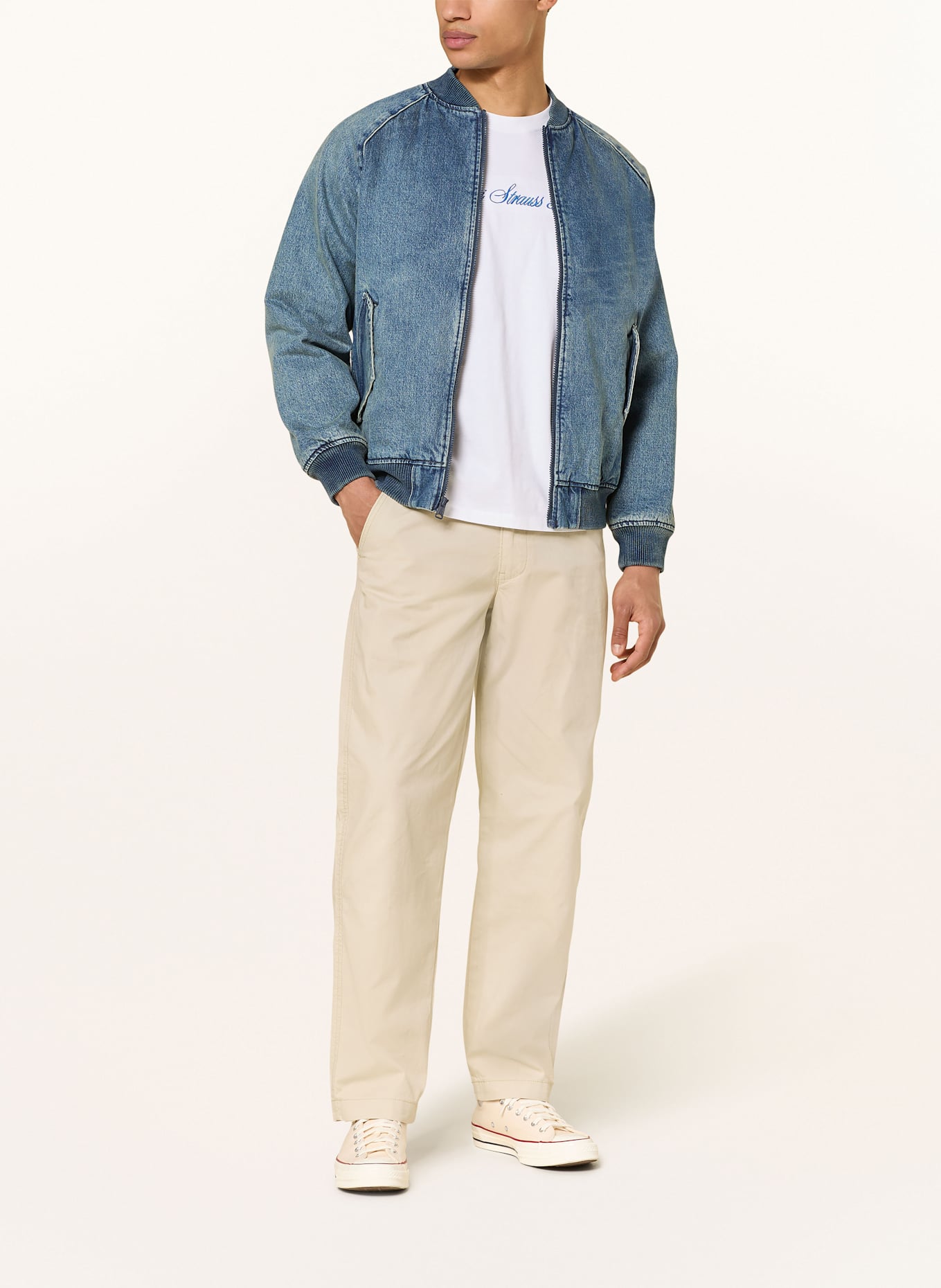 Levi's® Chino kalhoty XX EASY Relaxed Taper Fit: BÉŽOVÁ