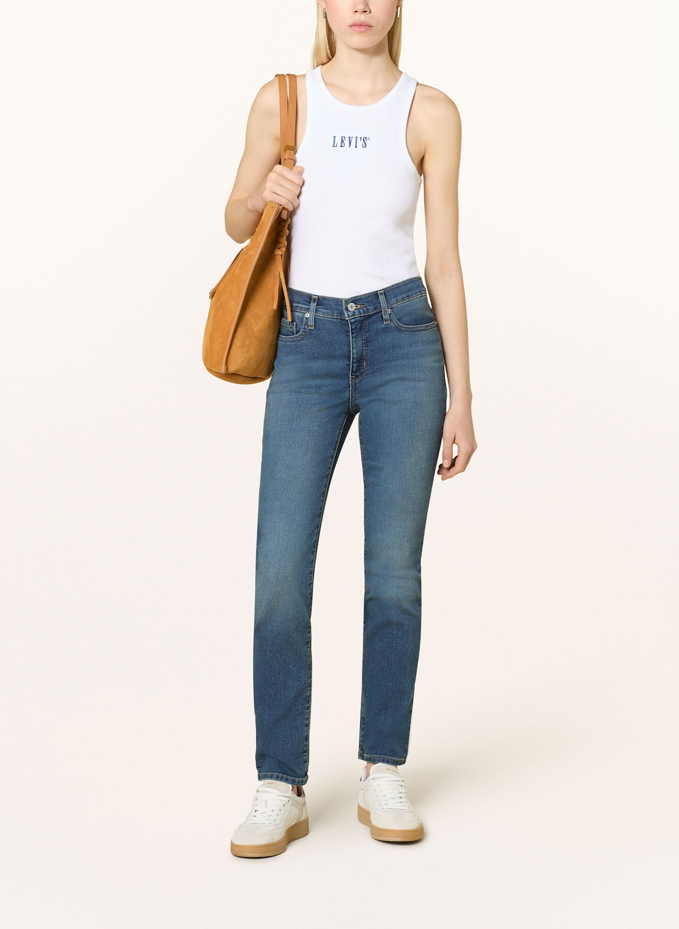 Levi's® Jeansy 312 SHAPING SLIM: 63 Med Indigo - Worn In