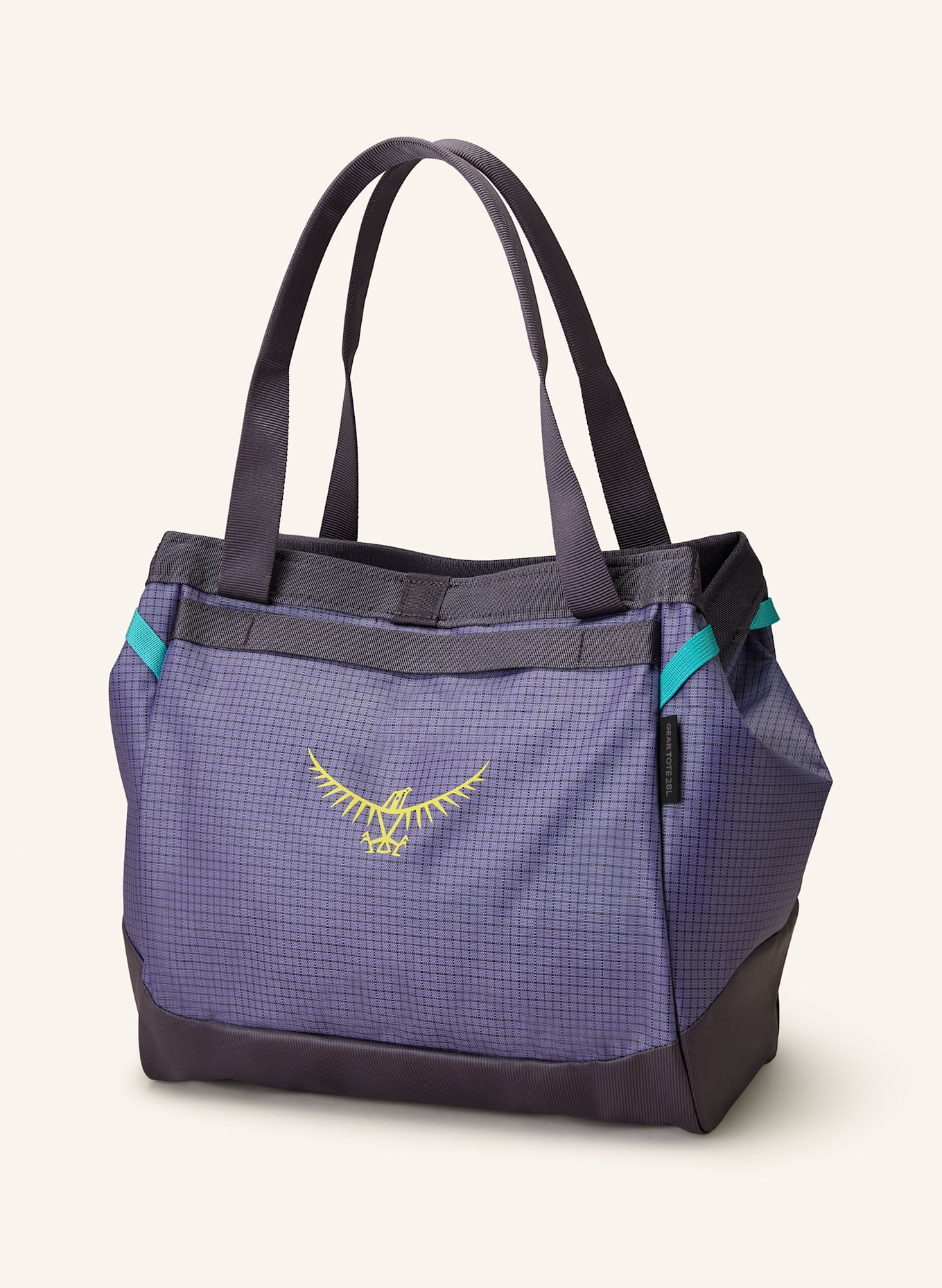 OSPREY Reisetasche GEAR TOTE 28 l: LILA / SCHWARZ