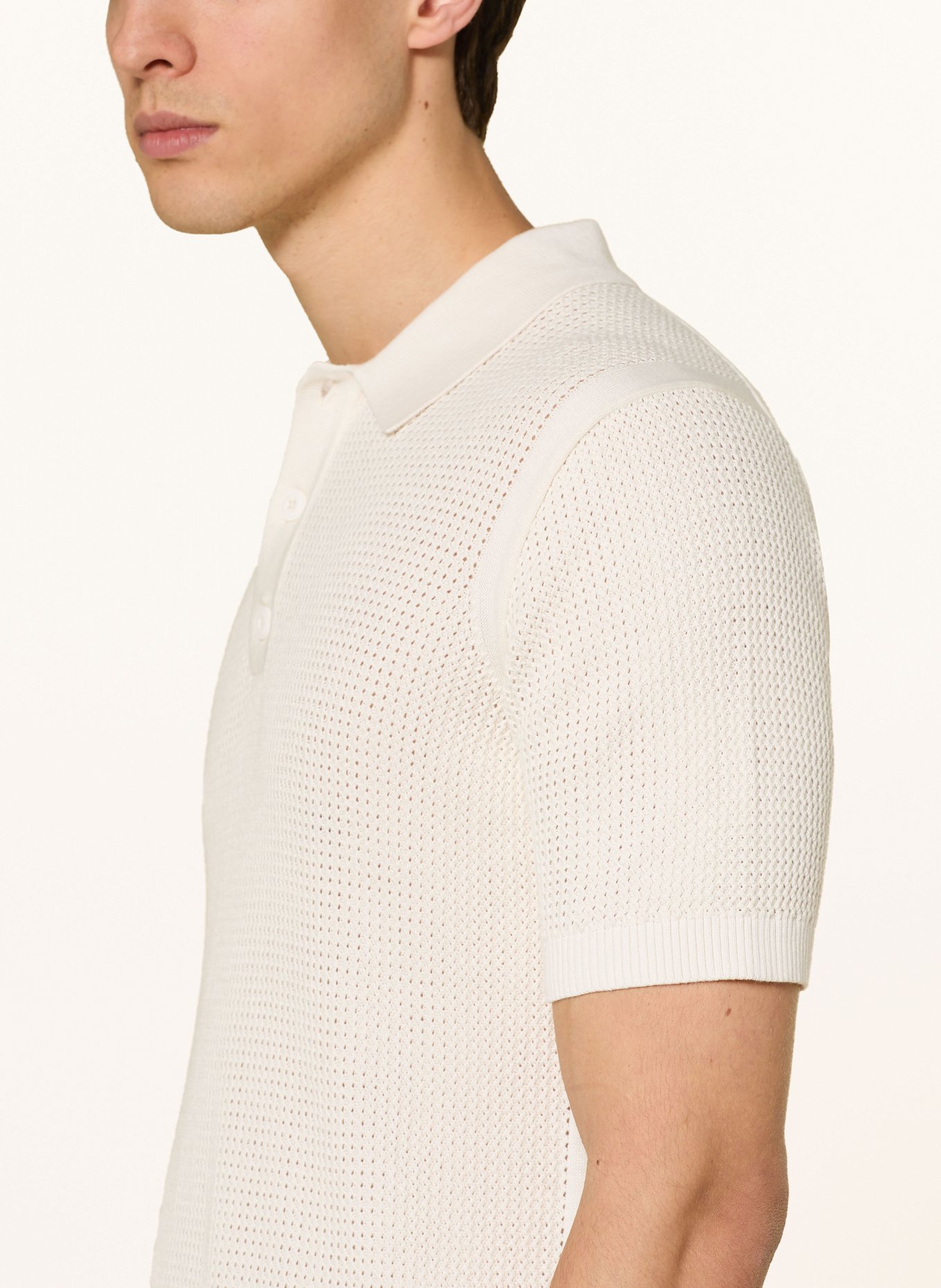 JOOP! JEANS Strick-Poloshirt VICONO, Farbe: ECRU (Bild 4)