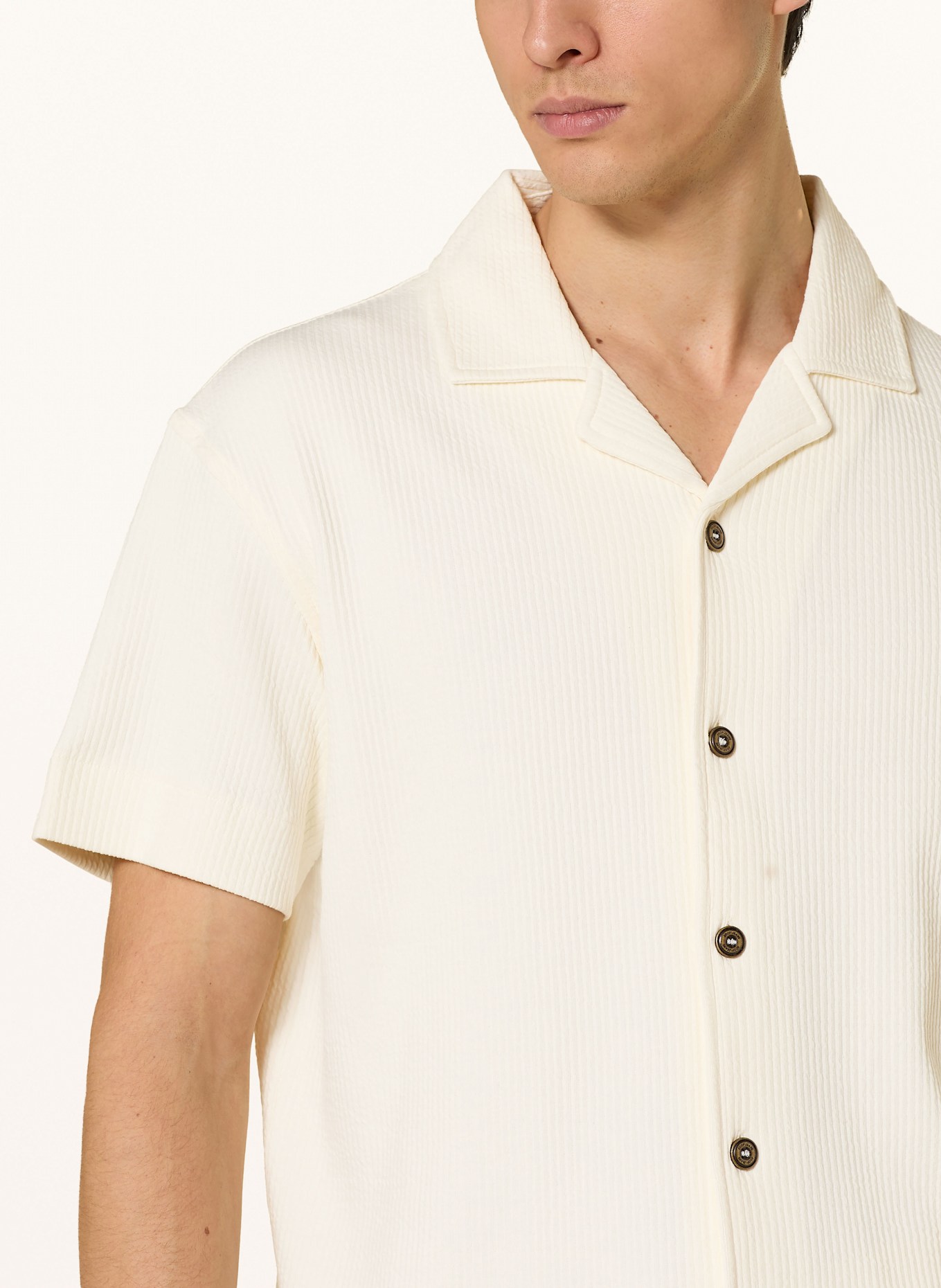 JOOP! JEANS Resorthemd ESDRAS Comfort Fit: ECRU