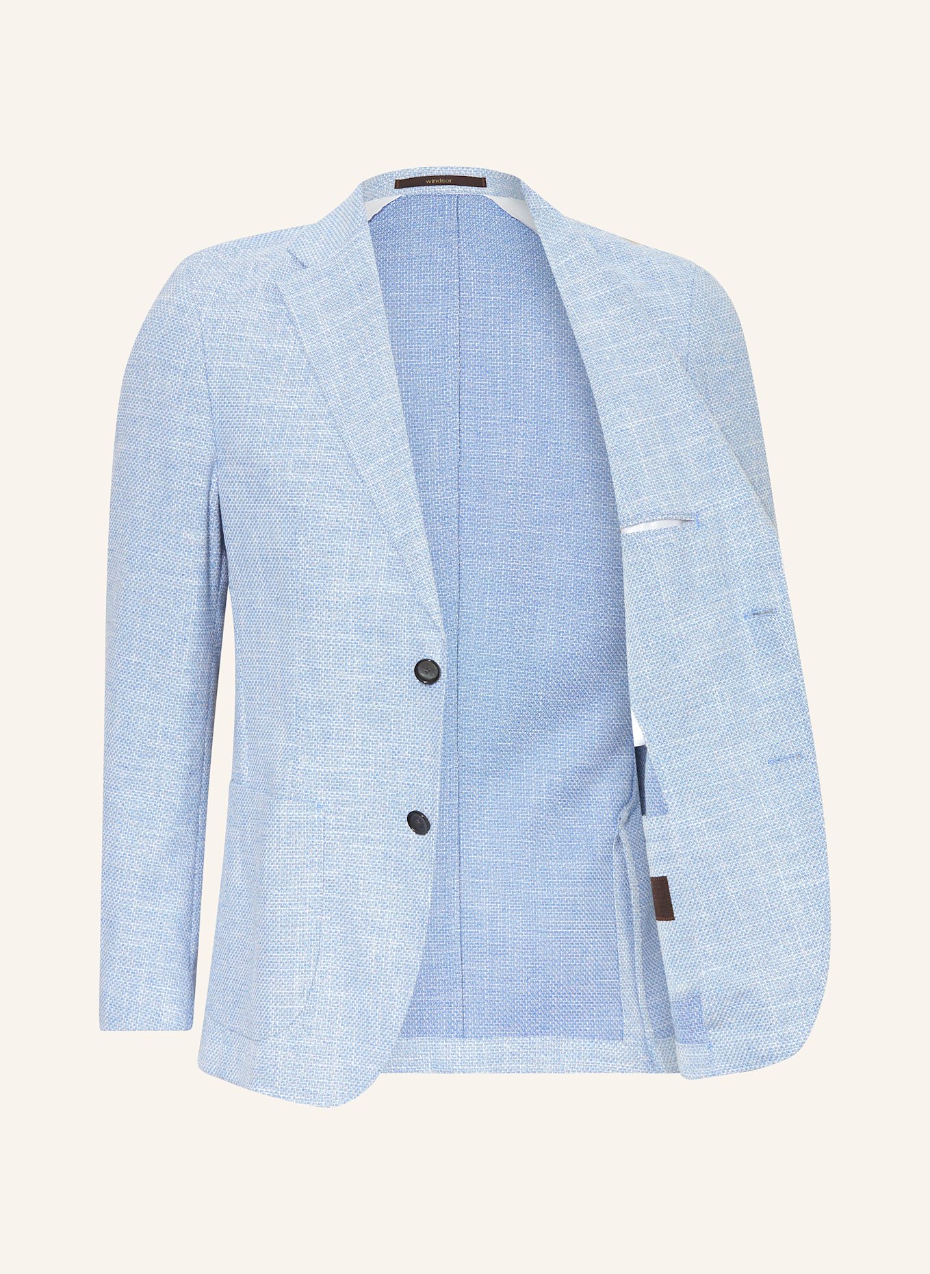 windsor. Sakko GIRO Shaped Fit: HELLBLAU
