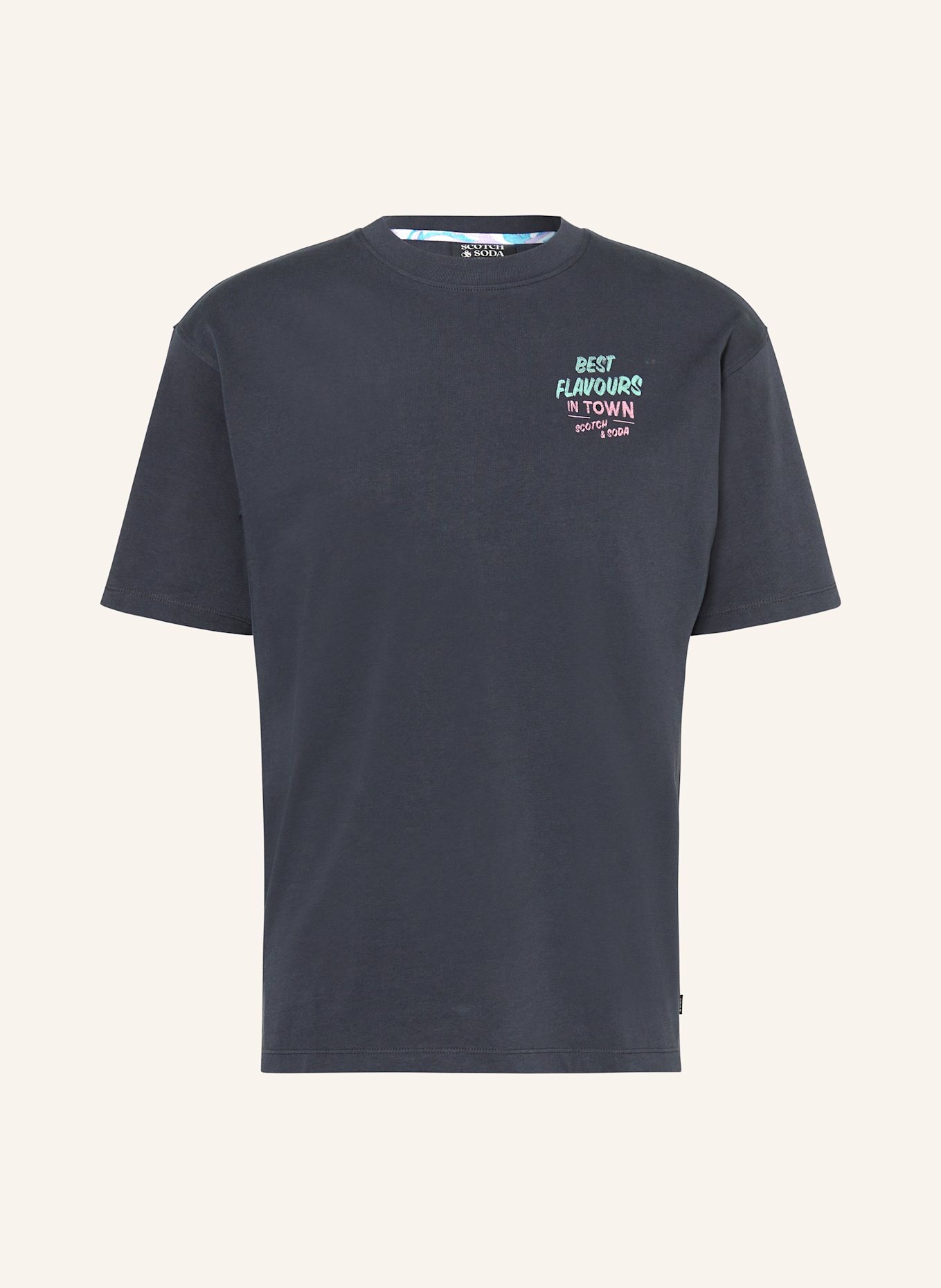 SCOTCH & SODA T-shirt: CZARNY