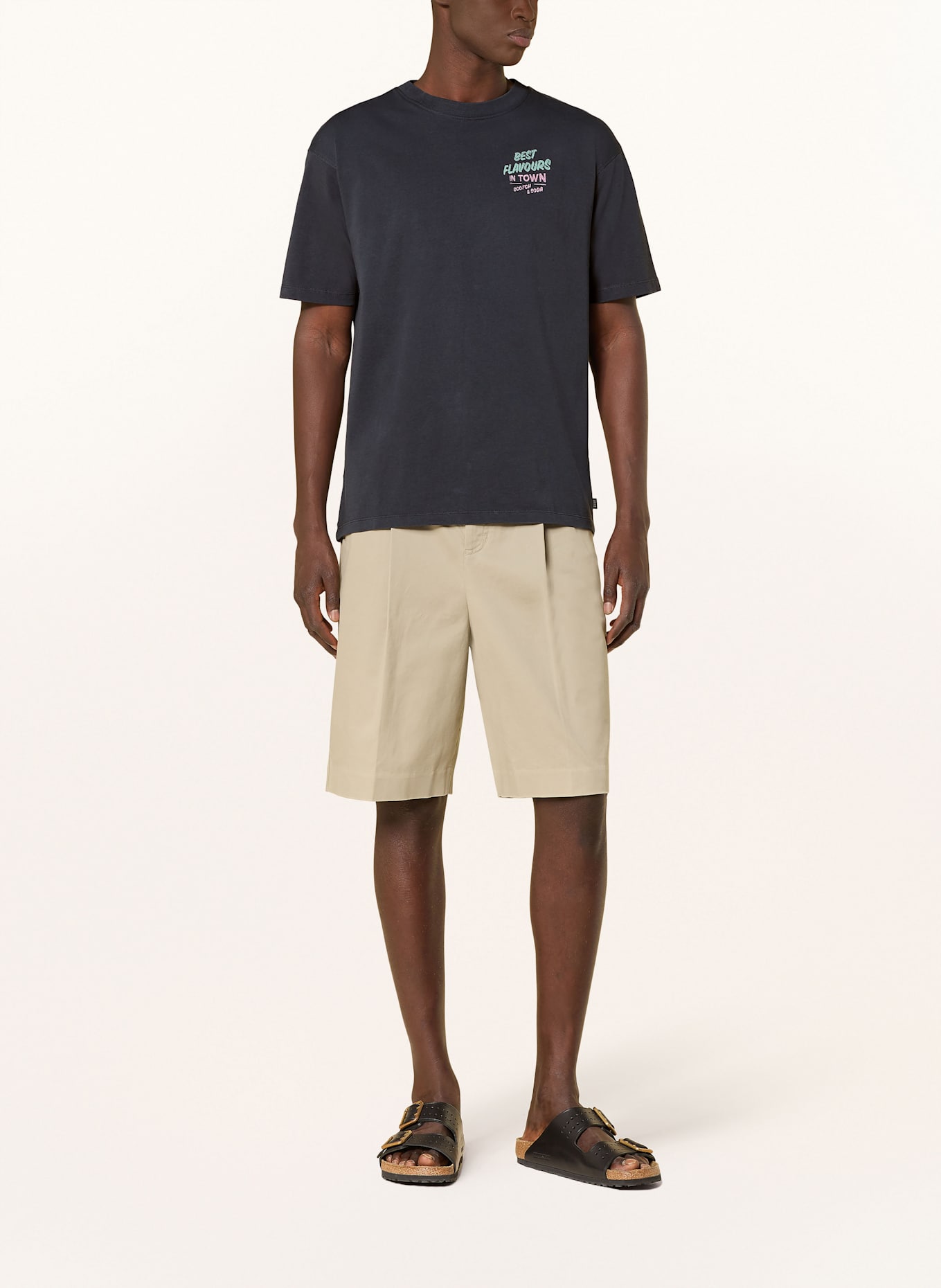 SCOTCH & SODA T-shirt: CZARNY