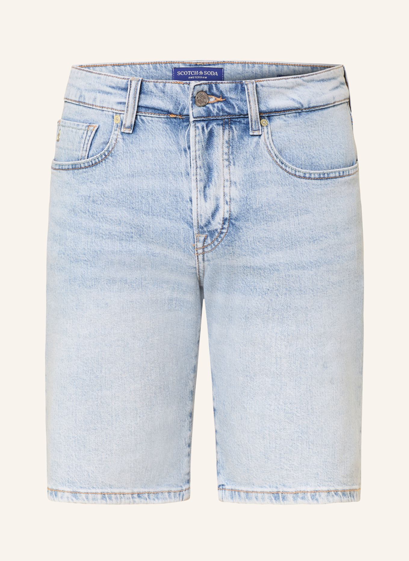 SCOTCH & SODA Džínové šortky RALSTON: 420 MEDIUM BLUE