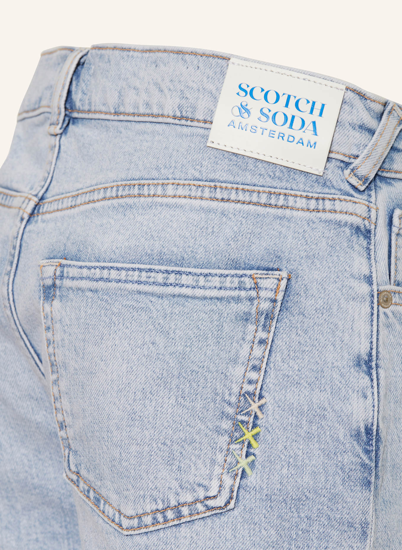 SCOTCH & SODA Jeansshorts Loose Fit: HELLBLAU