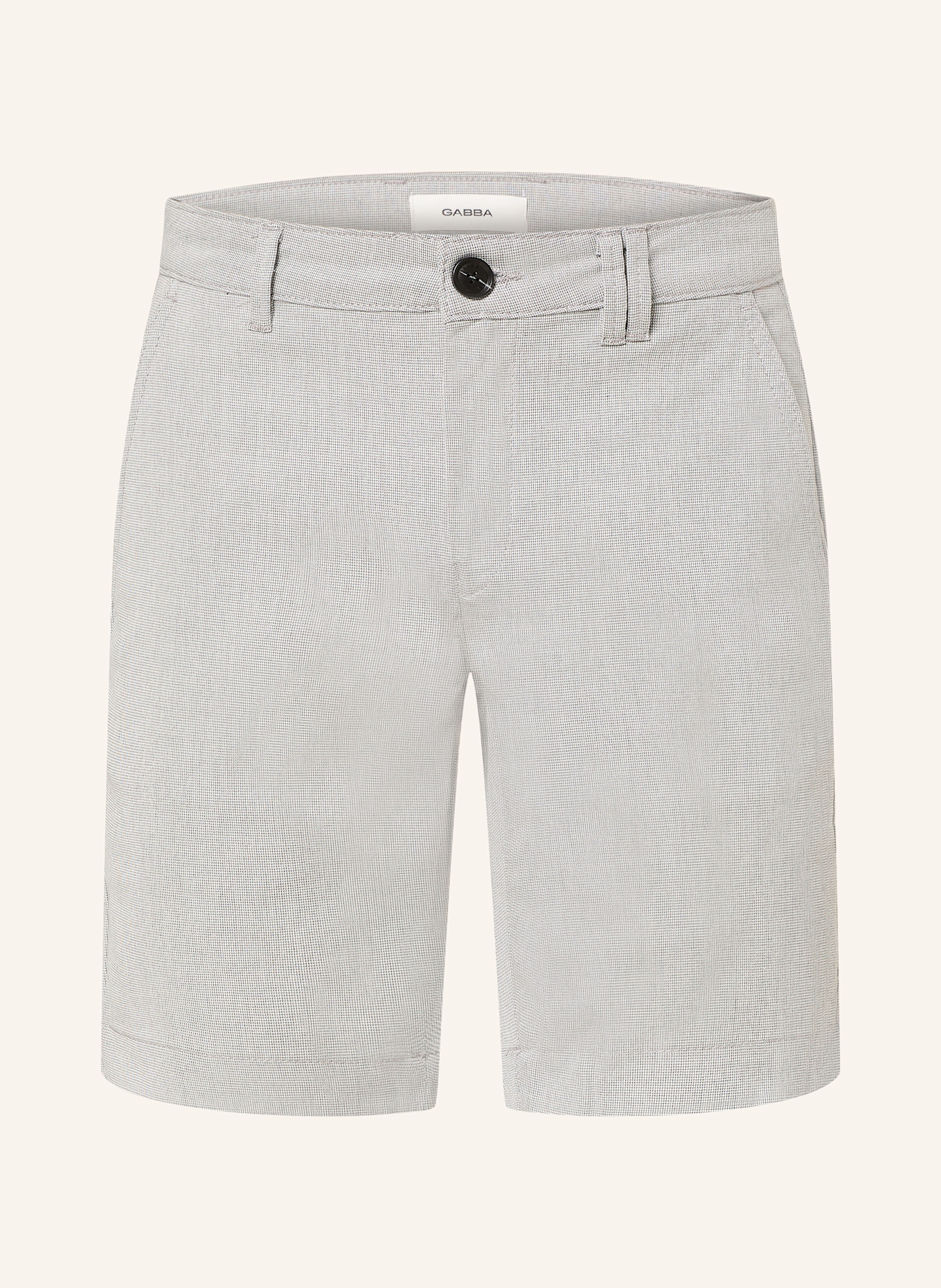 GABBA Chinoshorts JET DOMO: LIGHT GRAY