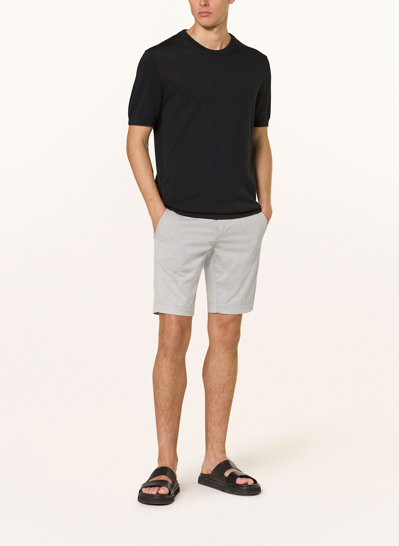 GABBA Chinoshorts JET DOMO: LIGHT GRAY