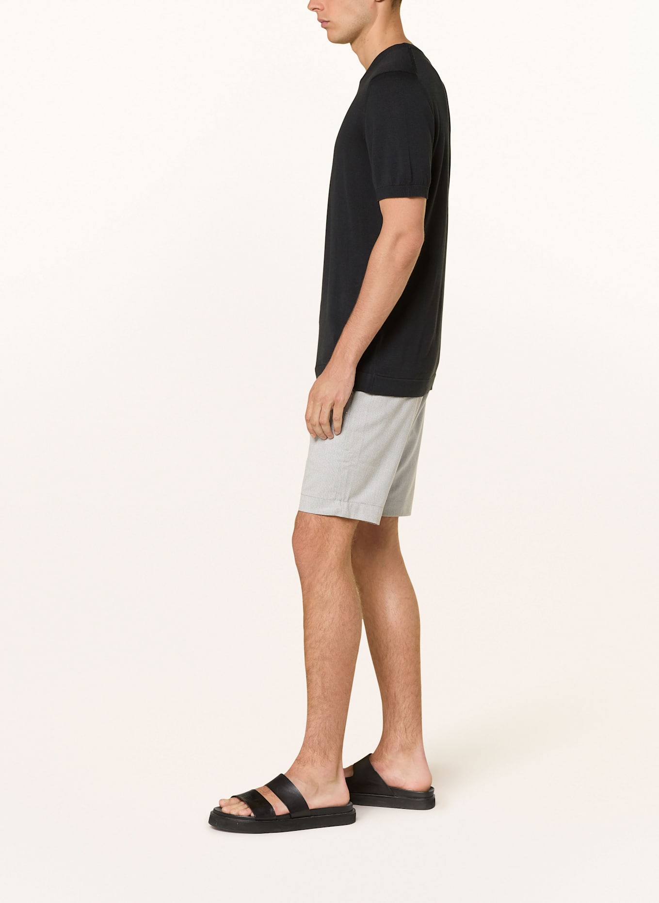 GABBA Chinoshorts JET DOMO: LIGHT GRAY