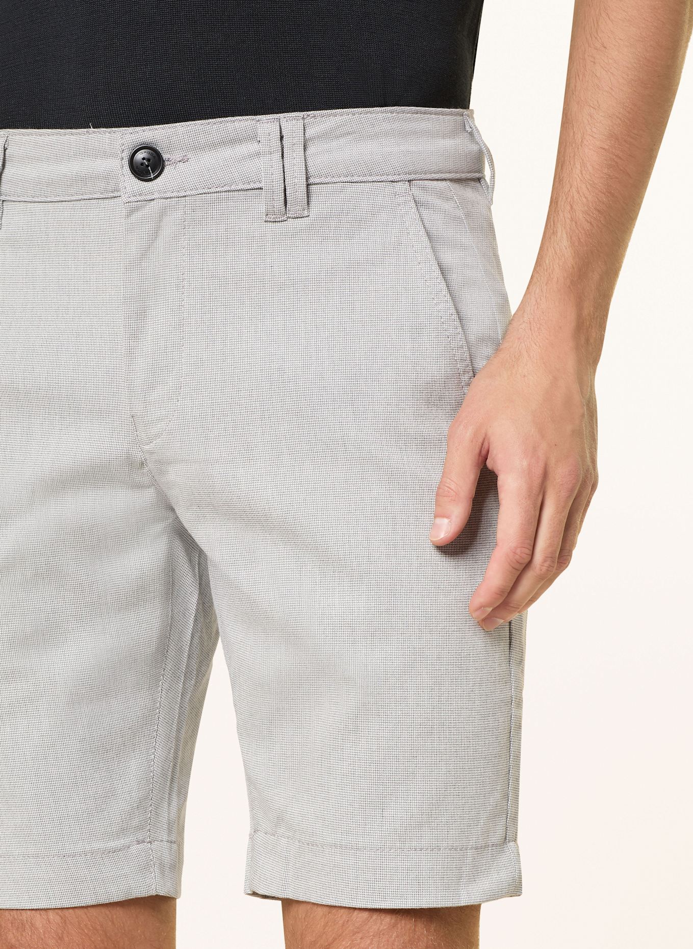 GABBA Chinoshorts JET DOMO: LIGHT GRAY