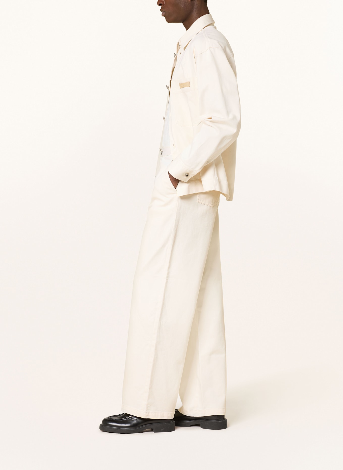 EMPORIO ARMANI Jeans Wide Fit: U1109 WHITE ASPARAGUS